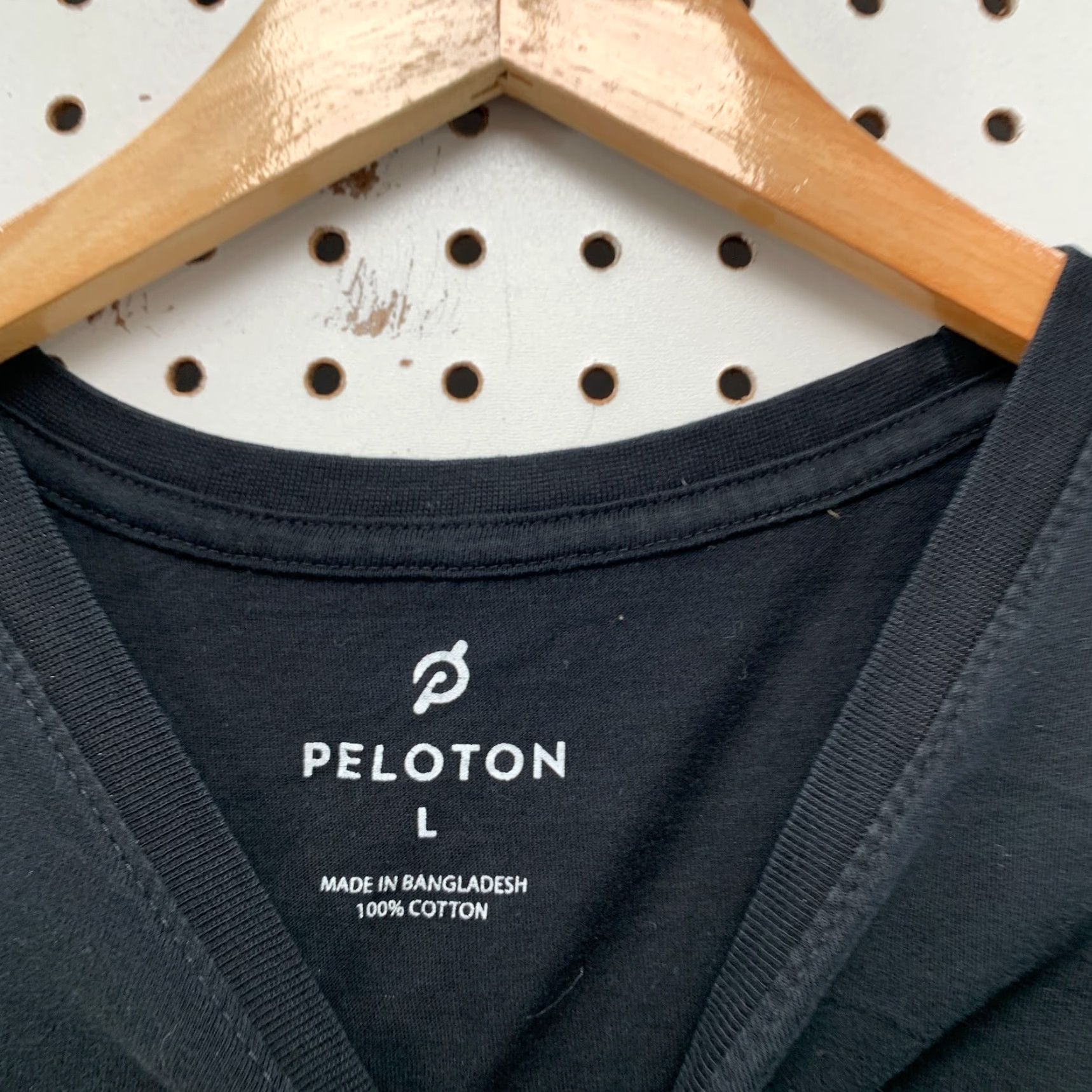 Vintage Peloton Activewear T-Shirt Black Womens Large Short Sleeve Crew Neck Workout Size L / US 10 / IT 46 - 7 Thumbnail