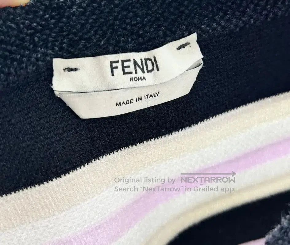 Fendi Fendi Color-Block Striped Women's Knit Top . Size S / US 4 / IT 40 - 3 Thumbnail