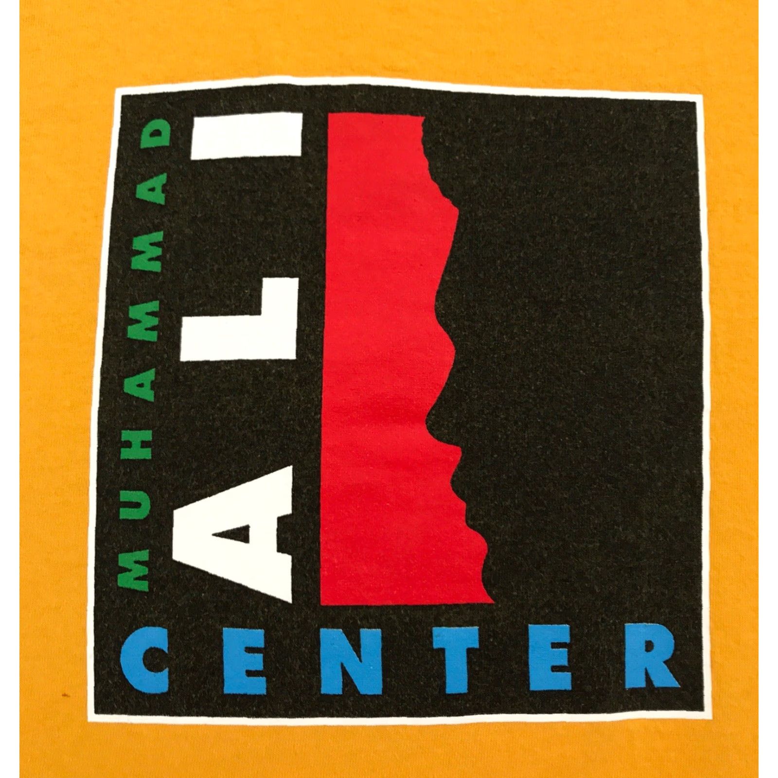 Vintage VINTAGE Muhammad Ali Center Shirt 90s T-Shirt Size L Mens Yellow 90s Gildan Center Shirt Men L Size US L / EU 52-54 / 3 - 3 Thumbnail