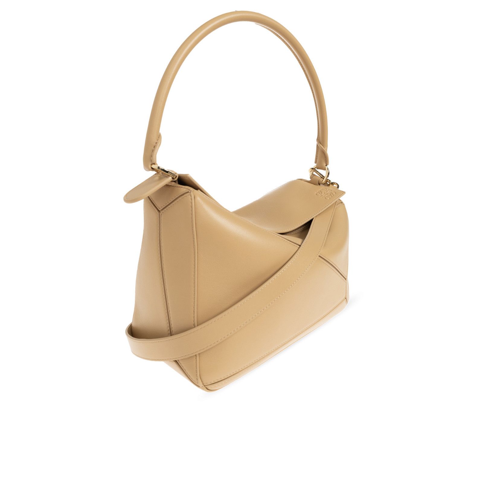 Loewe LOEWE Puzzle Medium Featherlight $5750 Silk Beige Shoulder B Size ONE SIZE - 3 Thumbnail