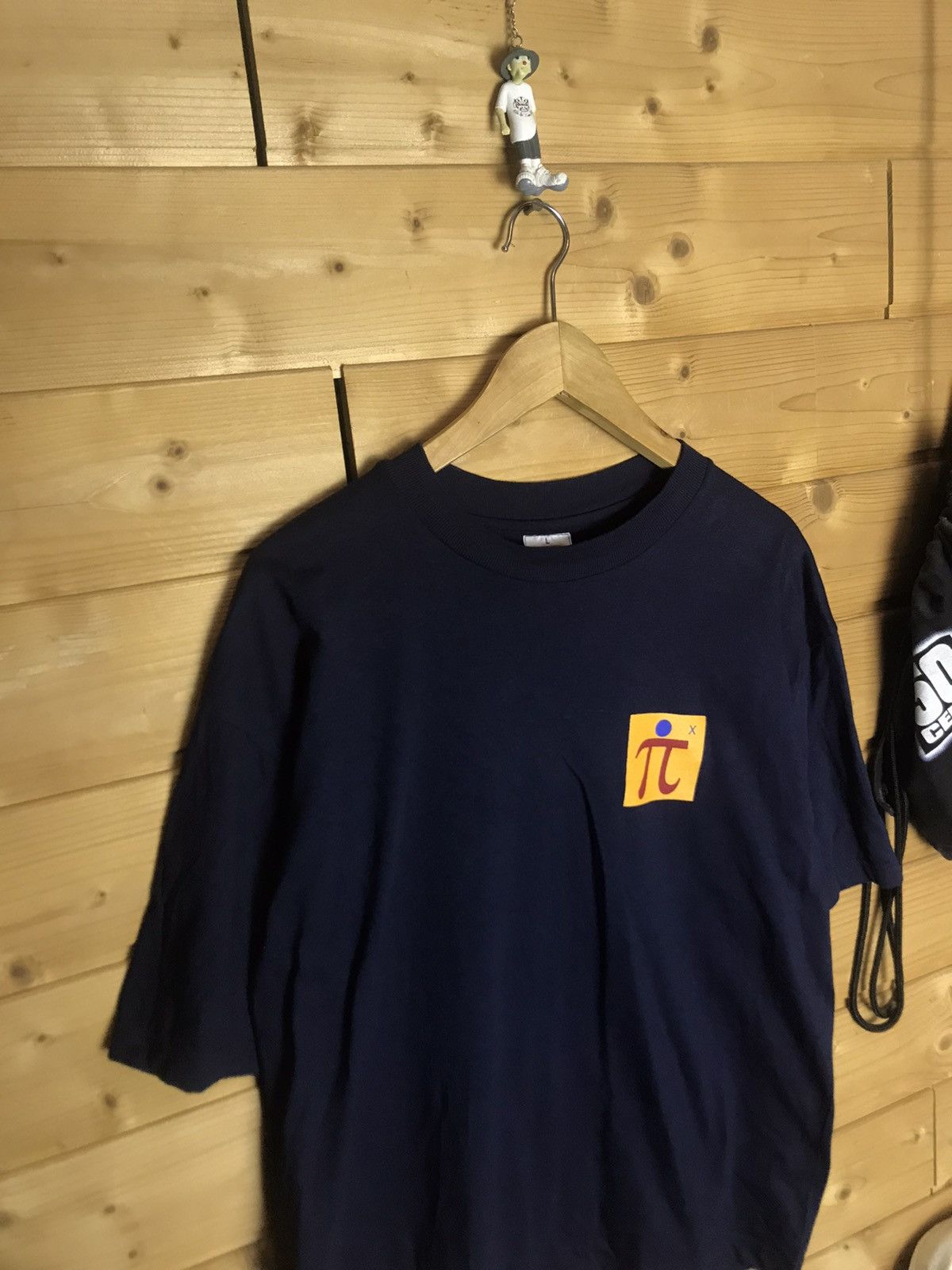 Vintage Vintage 90s pi number 3.14 t-shirt Size US L / EU 52-54 / 3 - 3 Thumbnail
