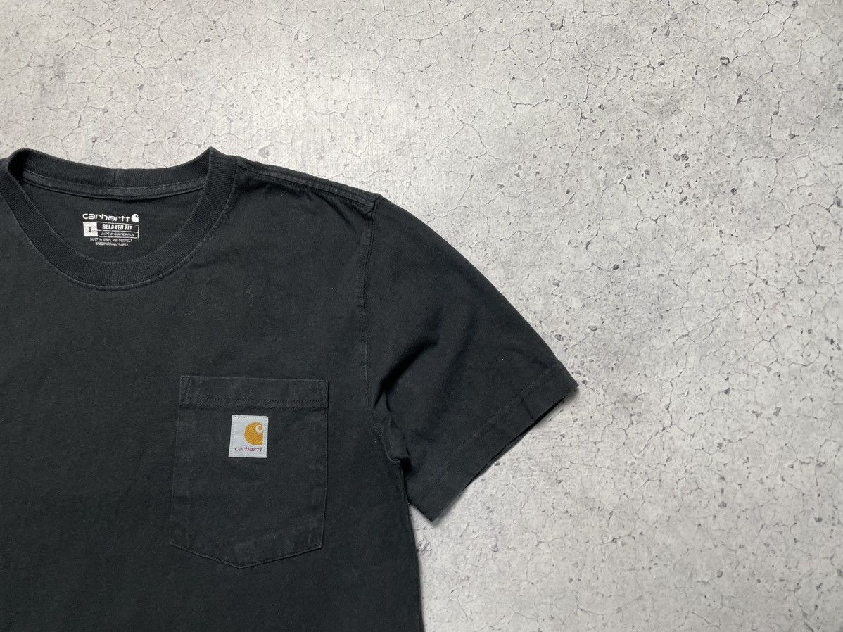 Carhartt × Carhartt Wip × Vintage Vintage Carhartt Pocket Relaxed Fit Tee Size US S / EU 44-46 / 1 - 3 Thumbnail