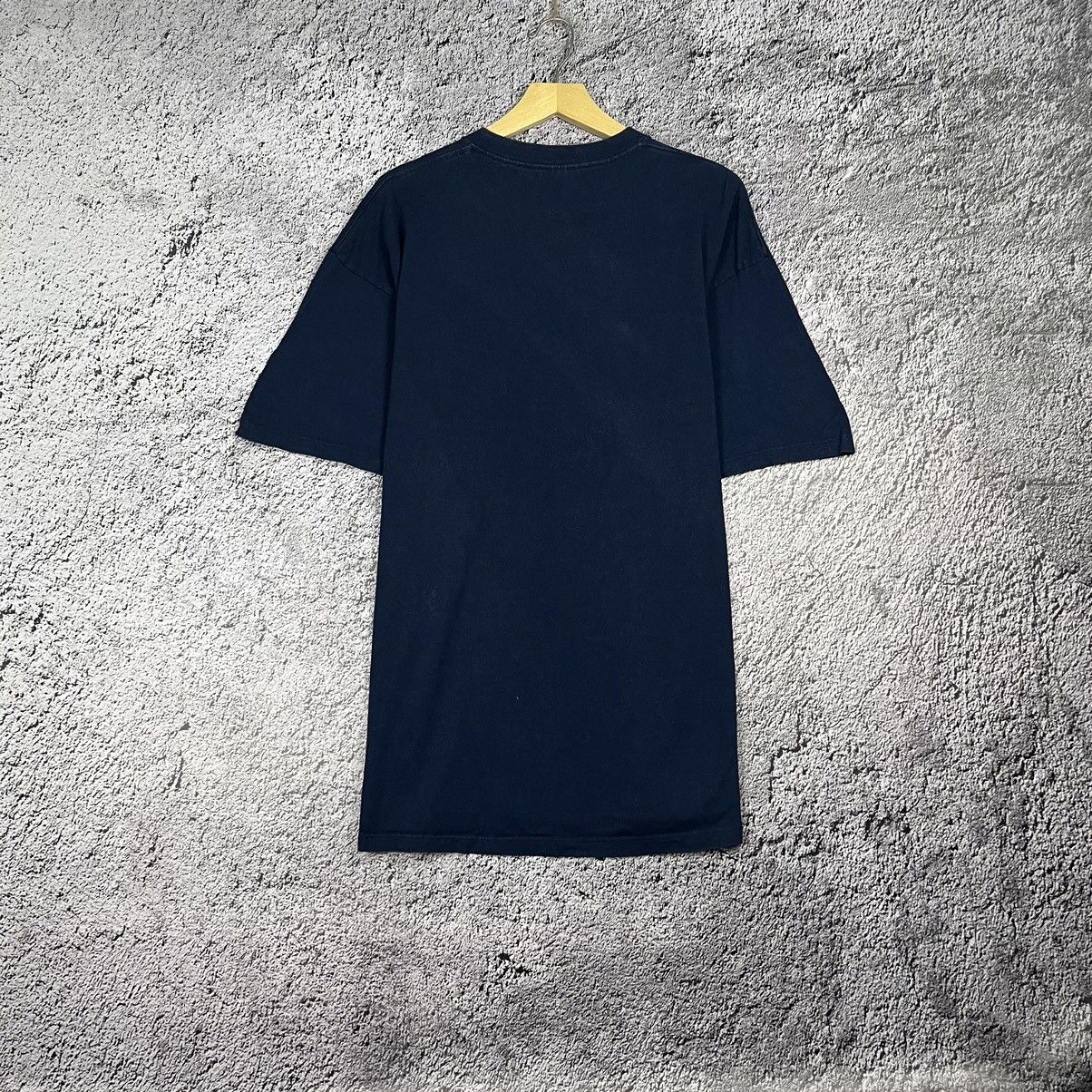 Nike × Vintage 🫐VINTAGE🫐 Nike Little Logo Dark Blue Classic T-Shirt Size US XL / EU 56 / 4 - 9 Thumbnail