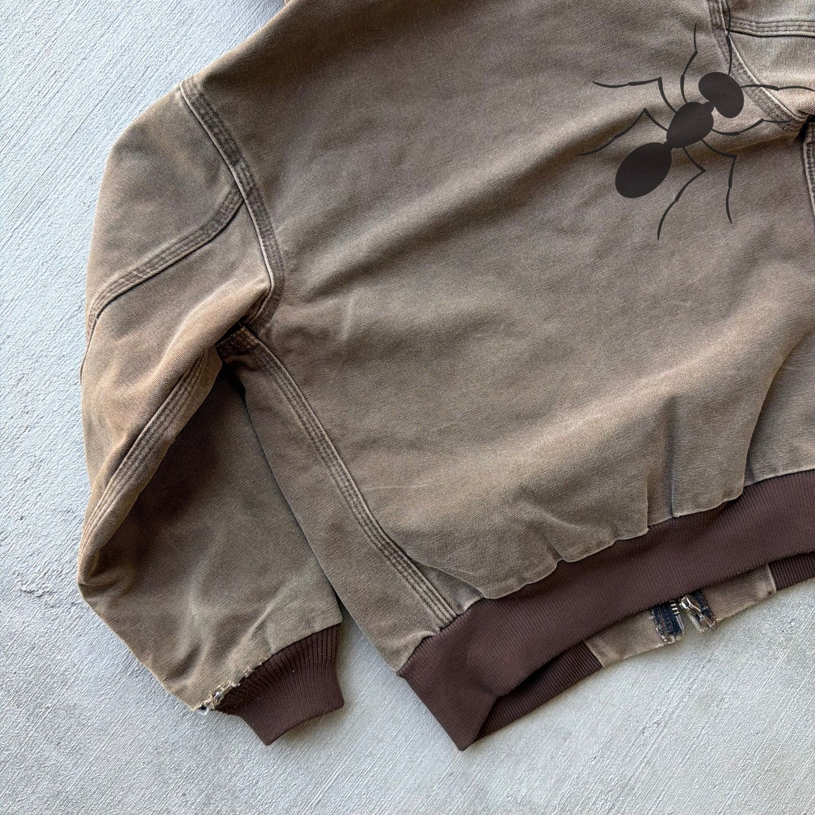 Carhartt × Vintage Carhartt YOUTH Y06 CHT brown hooded work wear jacket Size US XXS / EU 40 - 6 Thumbnail
