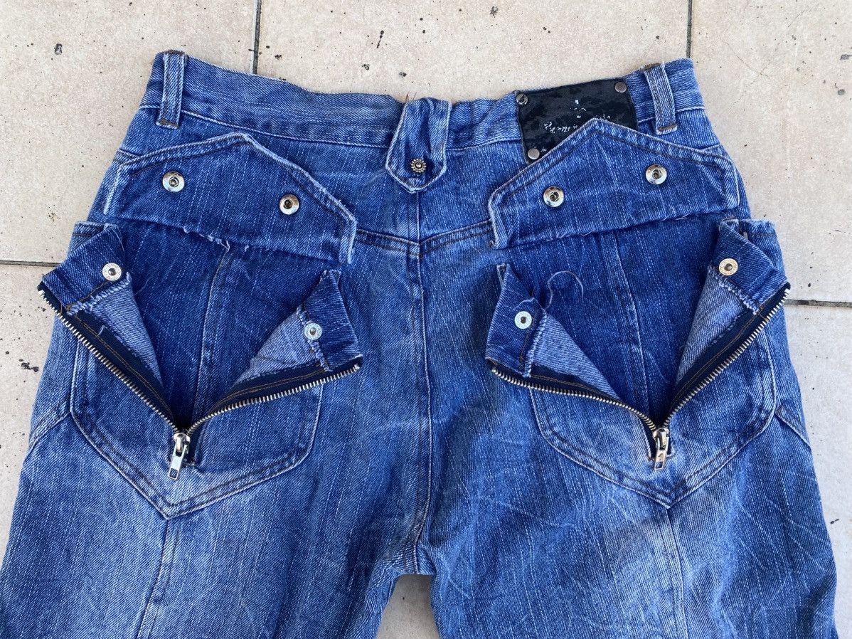 Designer × KMRii Berning Sho Flared Jeans Size US 30 / EU 46 - 7 Thumbnail