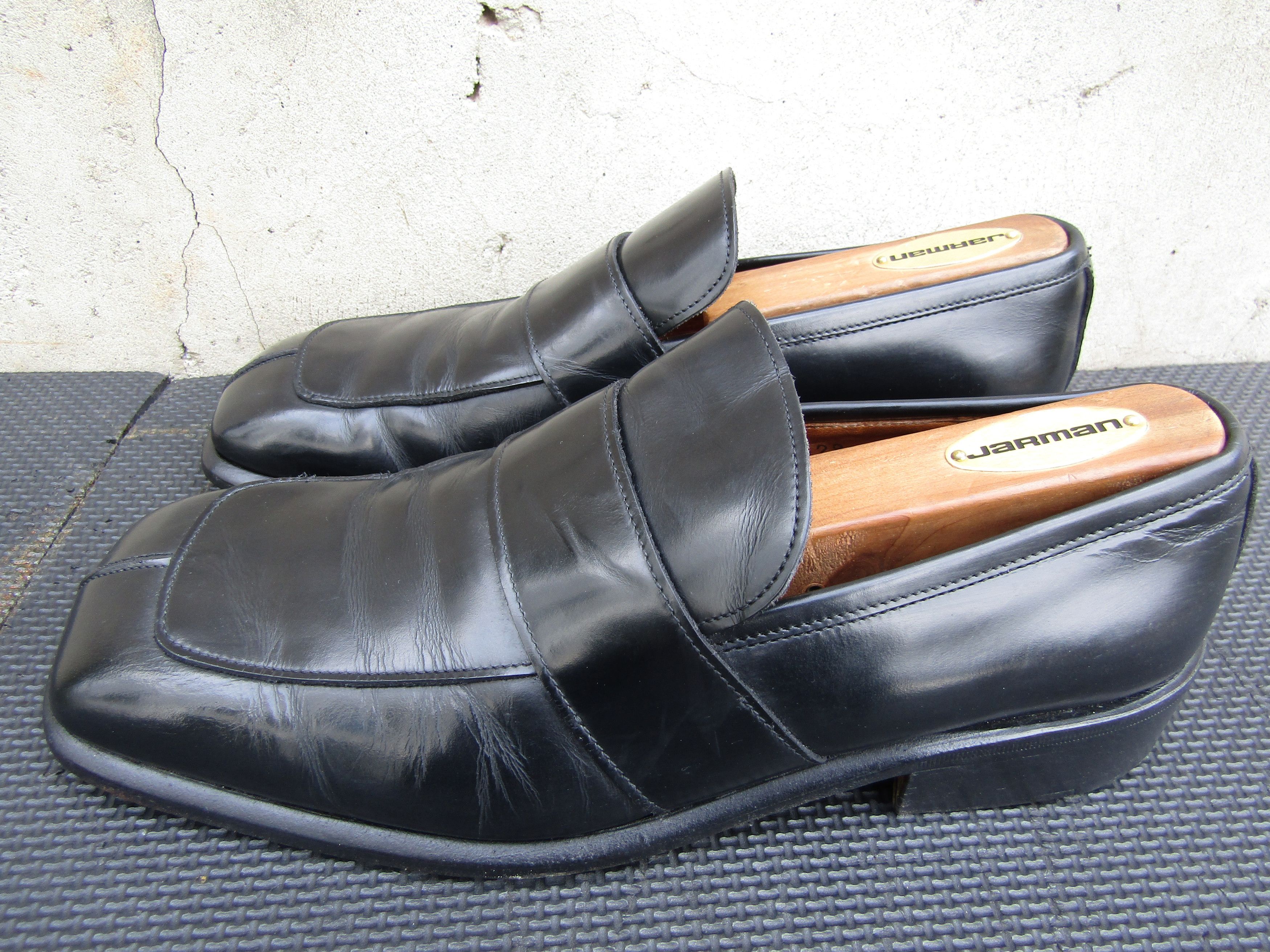 Gucci GUCCI Black Leather Slip On Tom Ford Era Loafers Mens Size US 7 / EU 40 - 6 Thumbnail