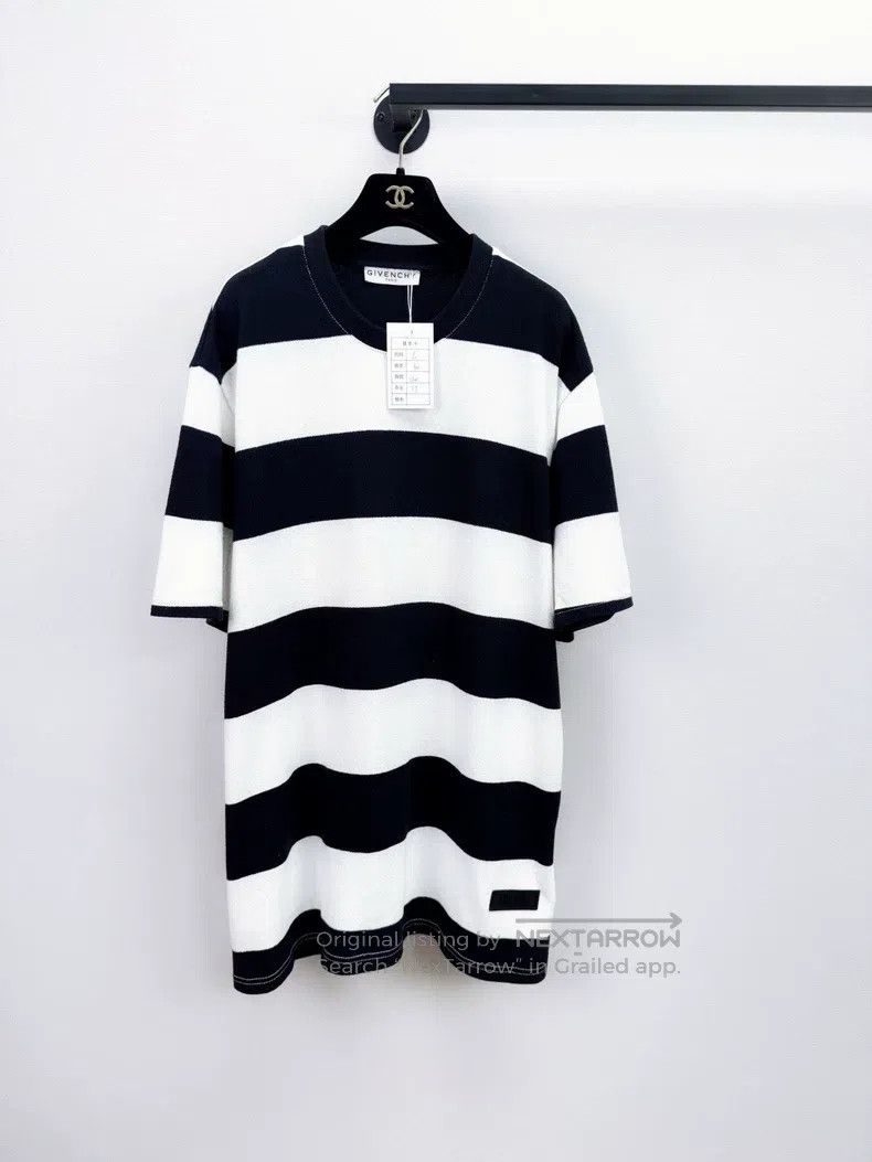 Givenchy Givenchy New Striped Short Sleeve Size US L / EU 52-54 / 3 - 1 Thumbnail