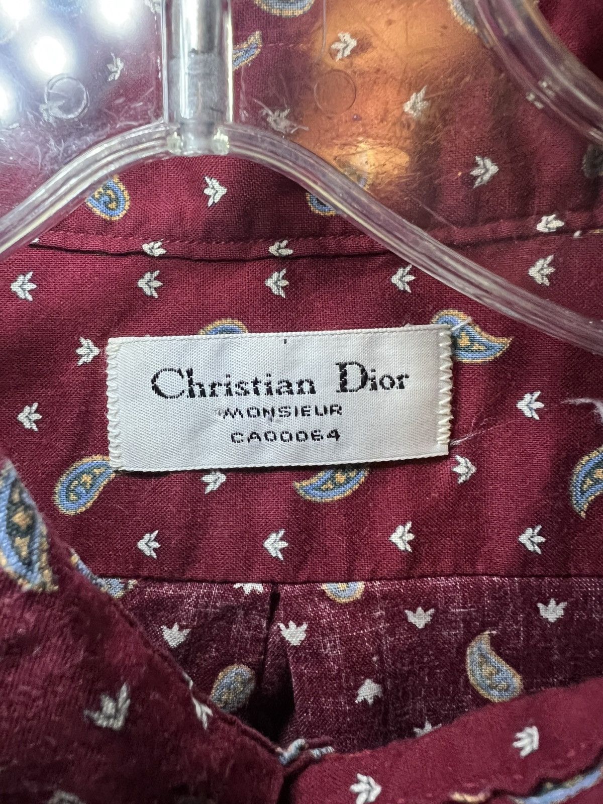 Christian Dior Monsieur Vintage Christian Dior Monsieur paisley button up longsleeve Size US L / EU 52-54 / 3 - 13 Thumbnail