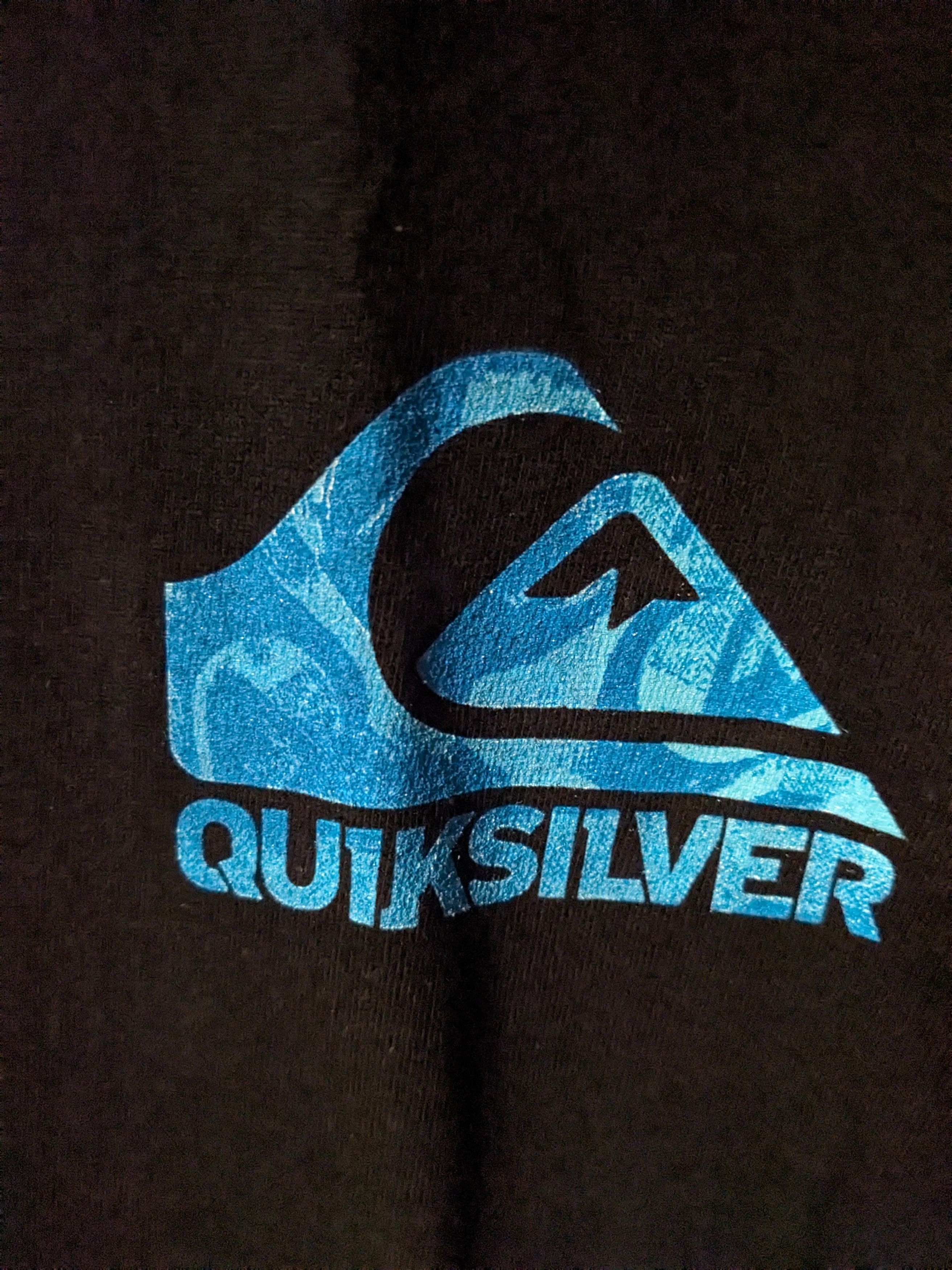 Quiksilver × Vintage Vintage Y2K QuikSilver Spell Out Logo Black Small T-Shirt Size US S / EU 44-46 / 1 - 5 Thumbnail