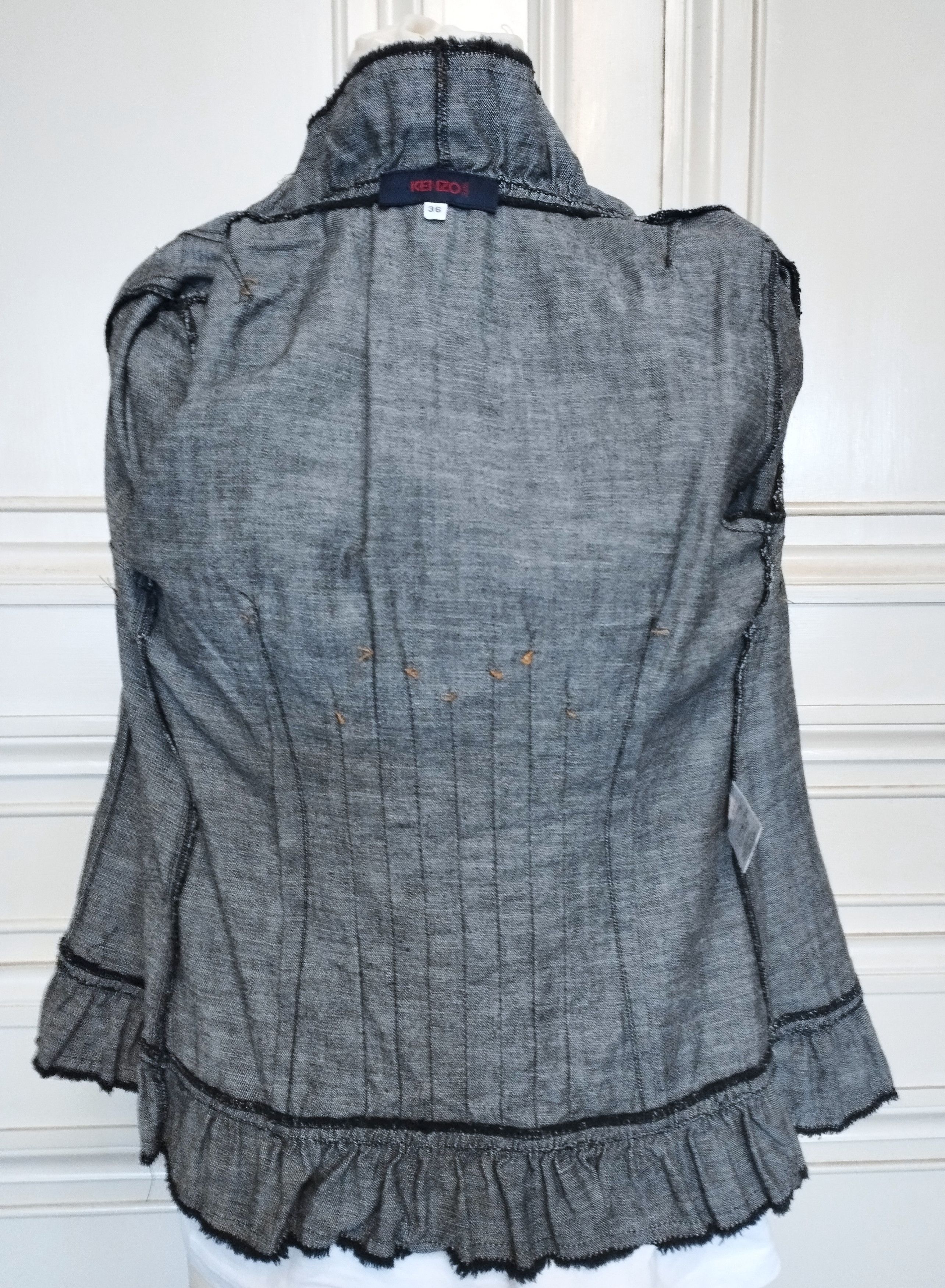 Kenzo Kenzo Veste Collerettes TS/M Size S / US 4 / IT 40 - 9 Thumbnail