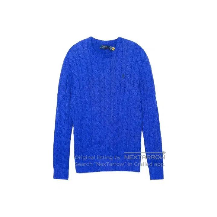 Polo Ralph Lauren Polo Ralph Lauren Cable Knit Logo Embroidery Sweater. Size US M / EU 48-50 / 2 - 1 Thumbnail