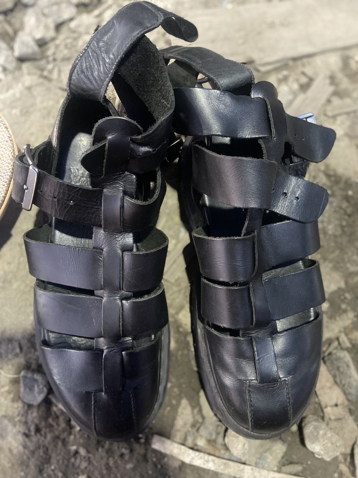 Dr. Martens DR MARTENS GERALDO STRAP GLADIATOR SANDAL BLACK Size US 7.5 / IT 37.5 - 1 Thumbnail