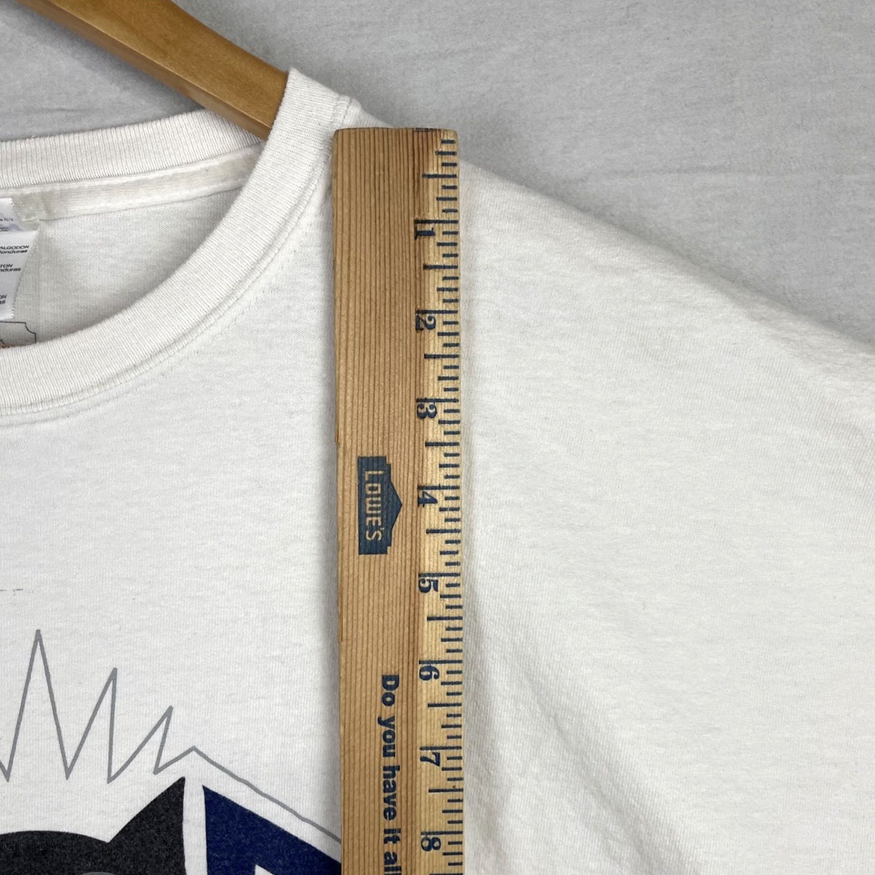 Vintage Mister Cartoon Shirt Mens 3XL White T-Shirt Cartoon Tattoo City Hip Hop Y2K Tee brandsed Logo Size US XXL / EU 58 / 5 - 6 Thumbnail