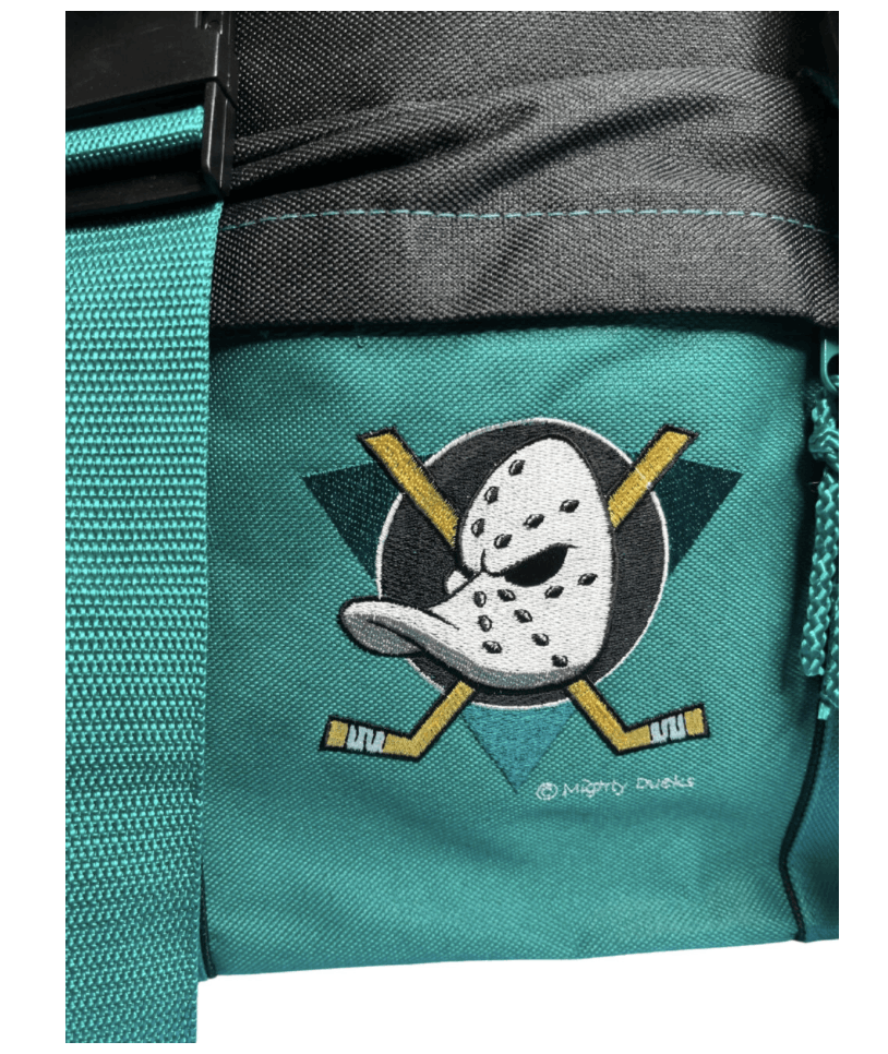 NHL Vintage Mighty Ducks Anaheim Ducks NHL Drawstring Backpack Size ONE SIZE - 4 Thumbnail
