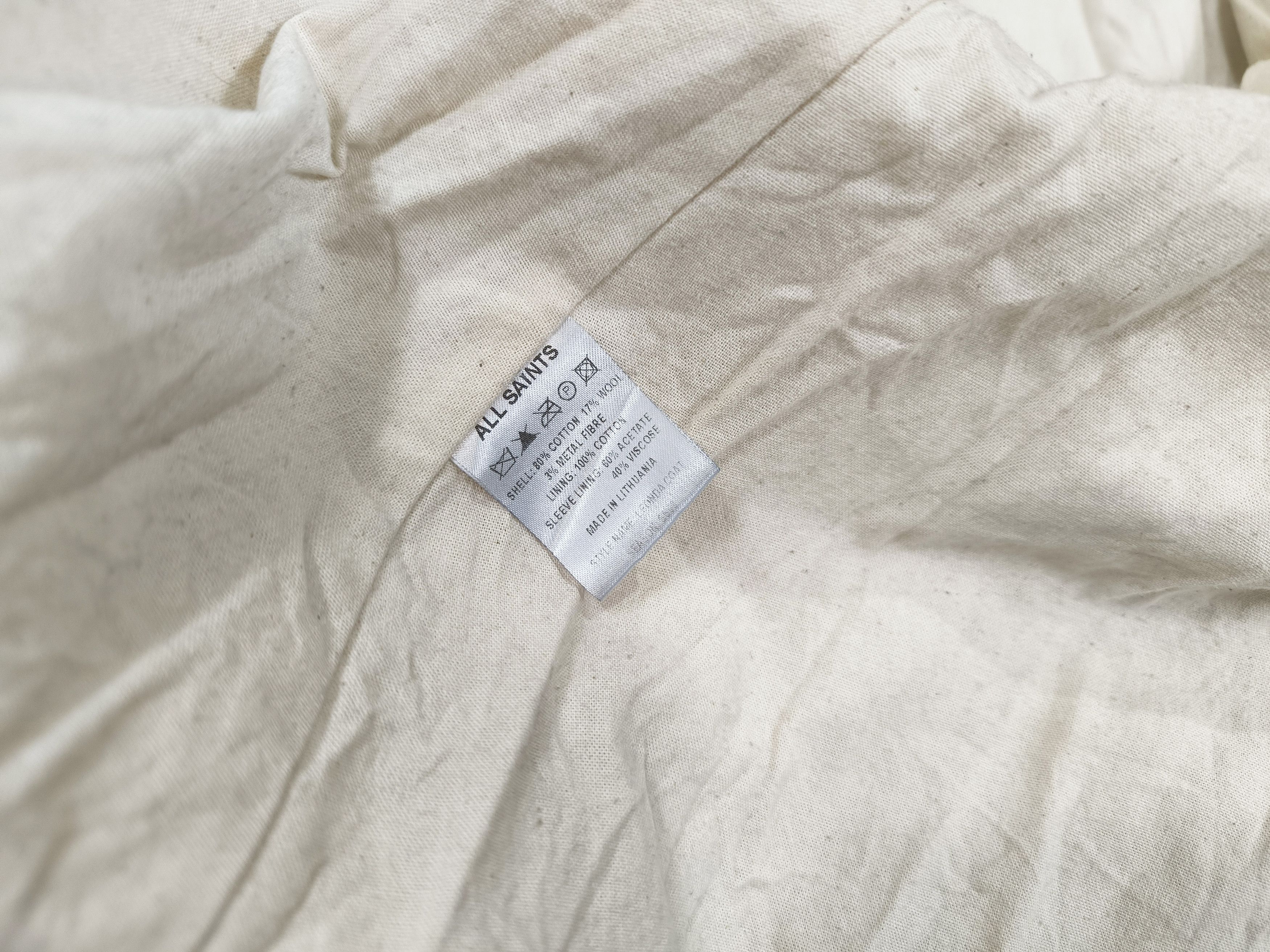 Allsaints AllSaints Leonda Double Breasted Trench Coat Size US 6 Size M / US 6-8 / IT 42-44 - 9 Thumbnail