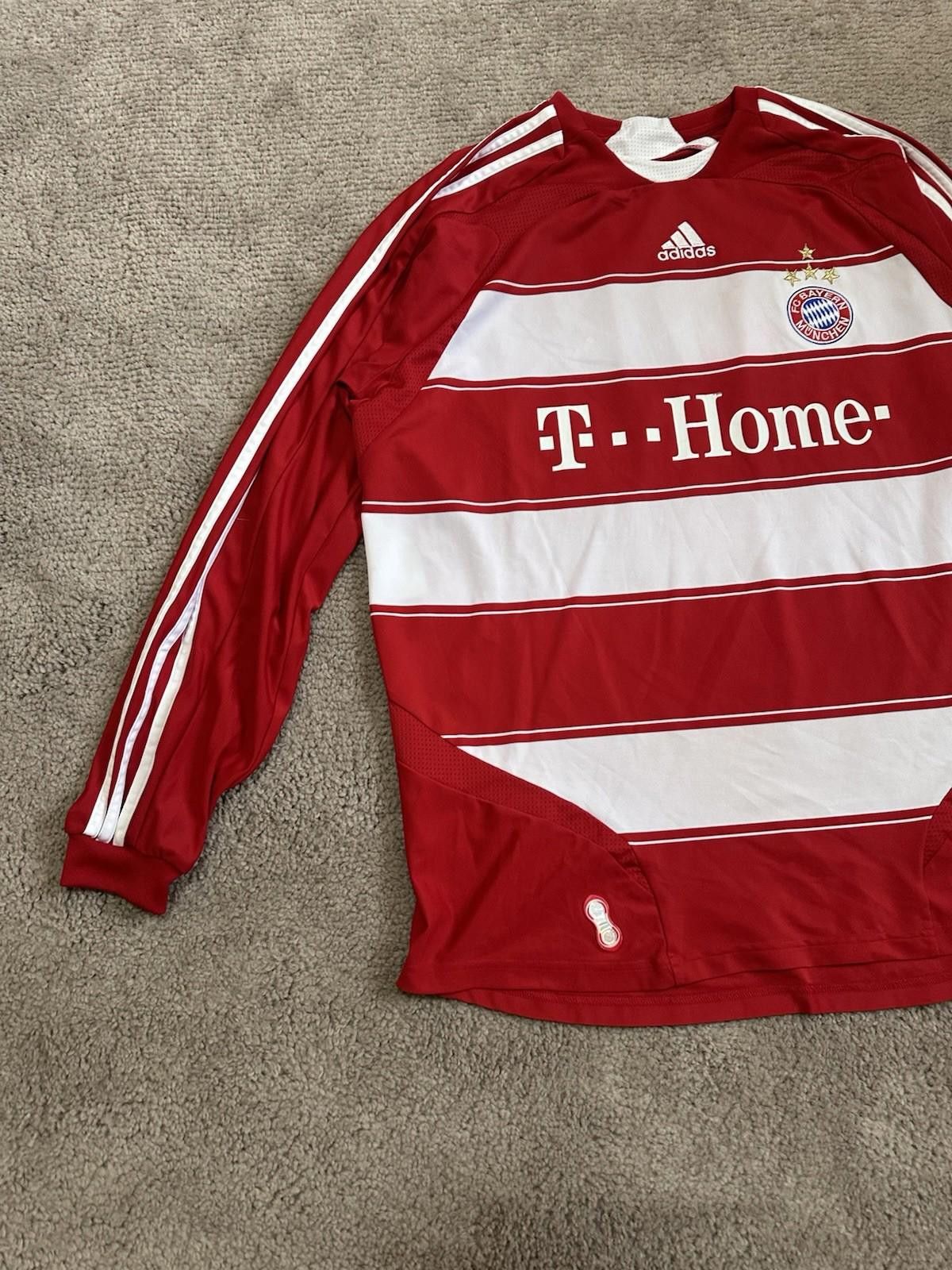 Adidas BAYERN MUNICH 2008 2009 L/SHOME FOOTBALL SHIRT SOCCER JERSEY Size US XL / EU 56 / 4 - 2 Thumbnail