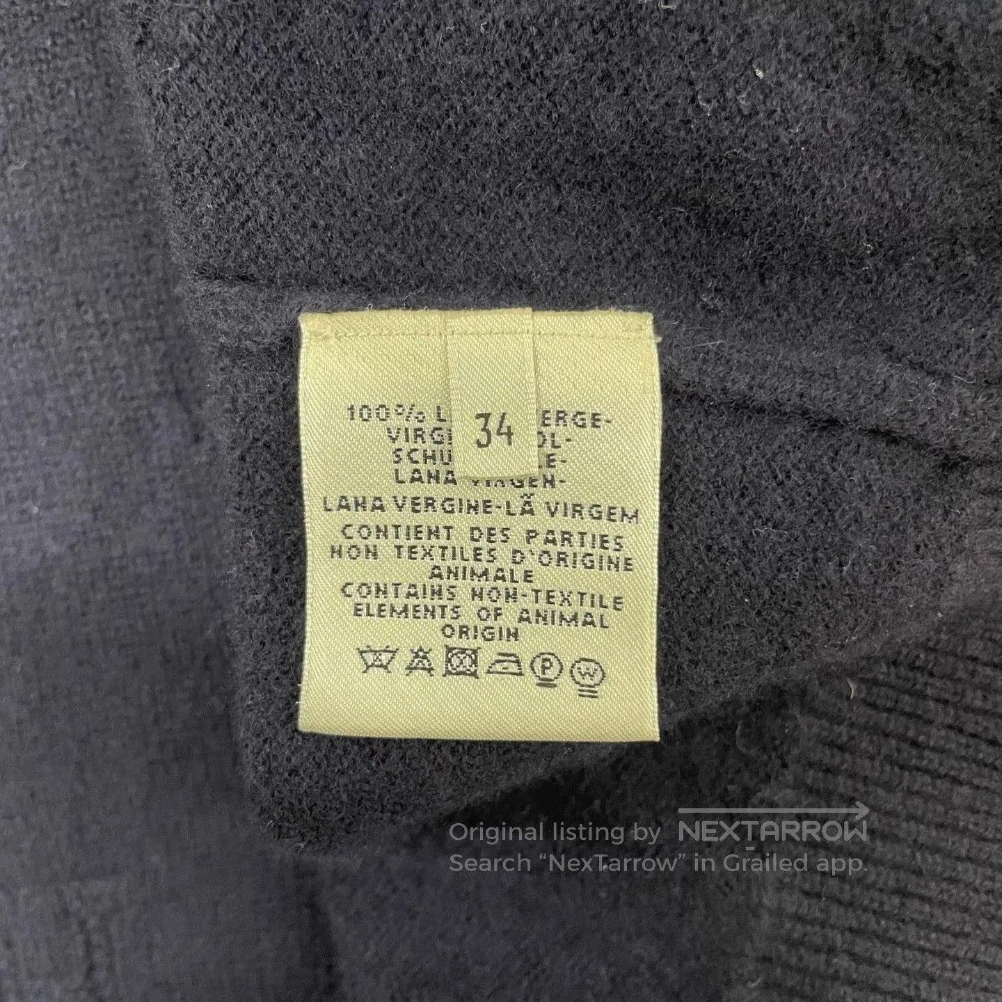 Hermes navy blue Hermes knit cardigan for women. Size US S / EU 44-46 / 1 - 4 Thumbnail