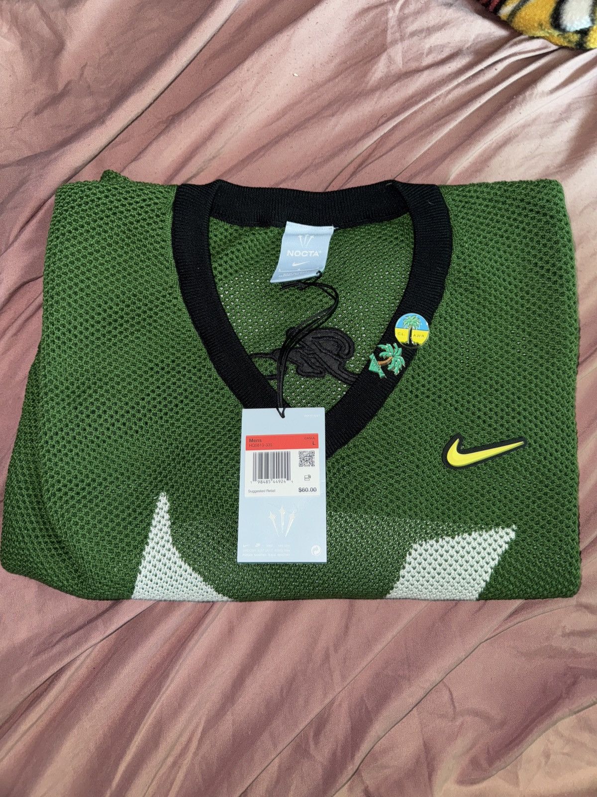 NOCTA × Nike Summer Vybz Green Knit shirt | Grailed