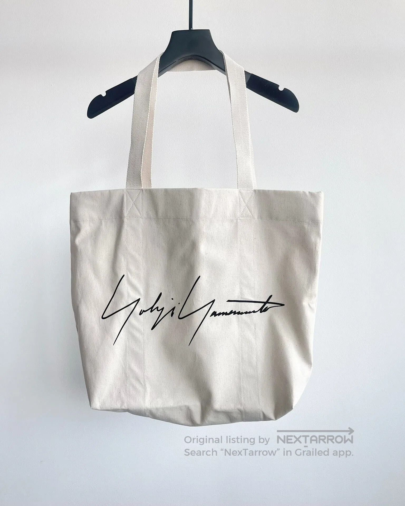 Yohji Yamamoto Yohji Yamamoto Canvas Tote Bag. Size ONE SIZE - 2 Thumbnail