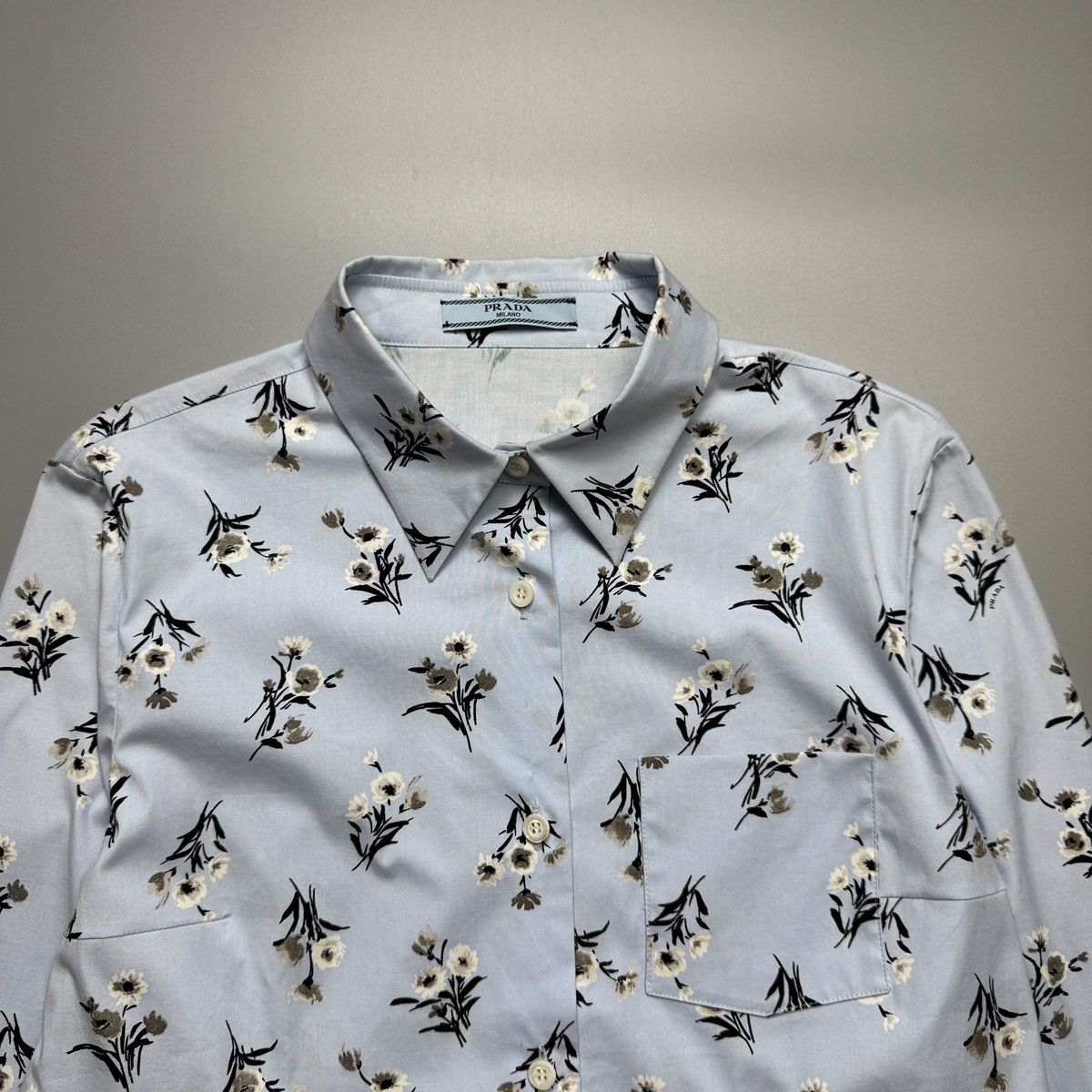 Prada Prada - Fall winter Floral Longsleeve Size S / US 4 / IT 40 - 7 Thumbnail