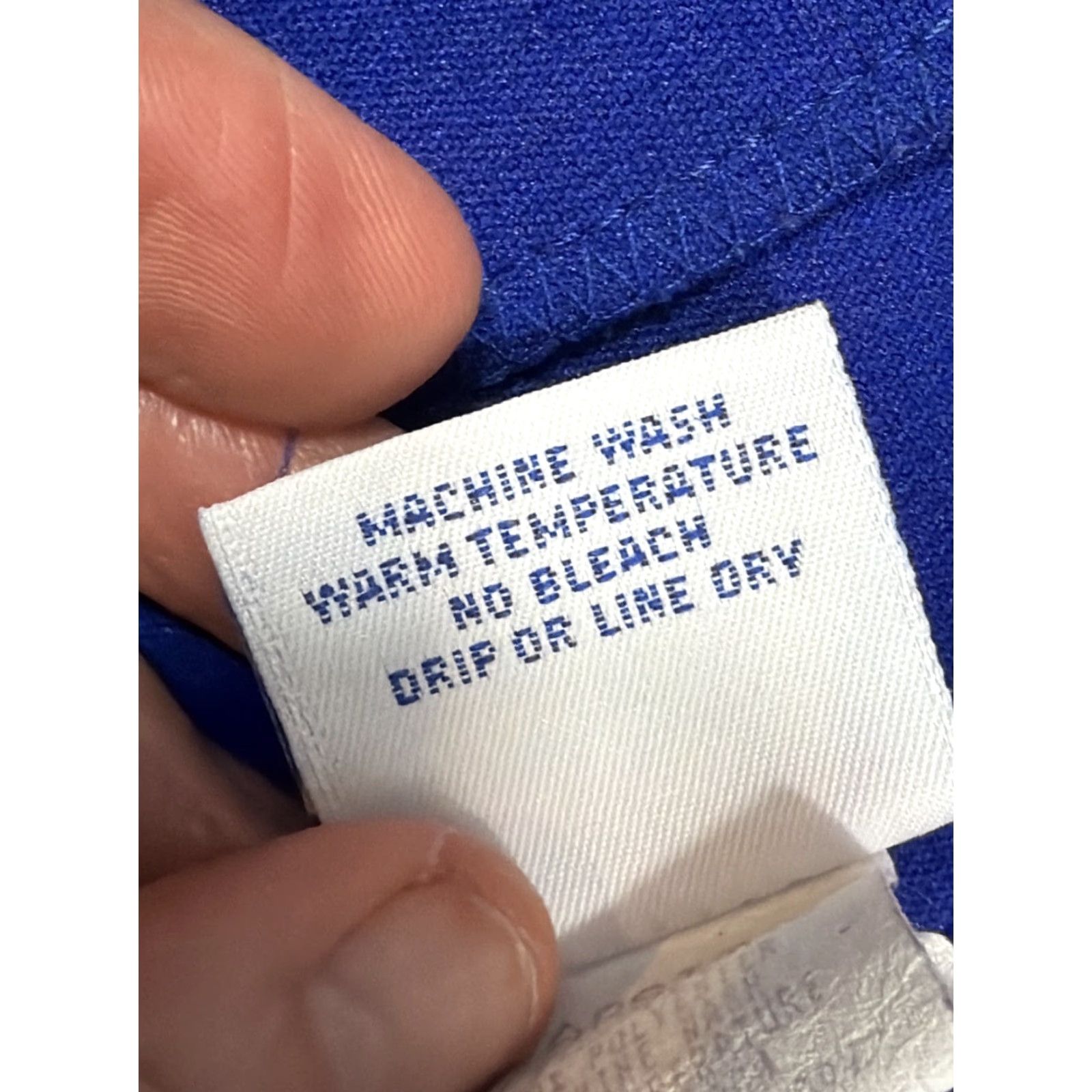 Vintage VARSITY BLUE Pleated CHEER SKIRT white Stripes Schoolgirl Cheerleading Uniform M Size 32" / US 10 / IT 46 - 3 Thumbnail