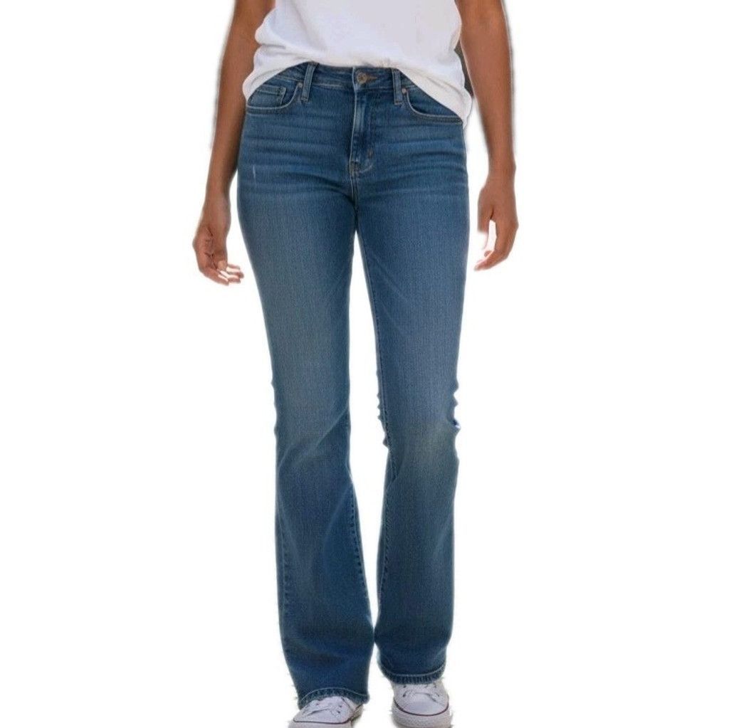 Seven 7 Seven 7 Classic Flare Stretch Blue Jeans Size 31 Inseam 34" Size 31" - 1 Thumbnail