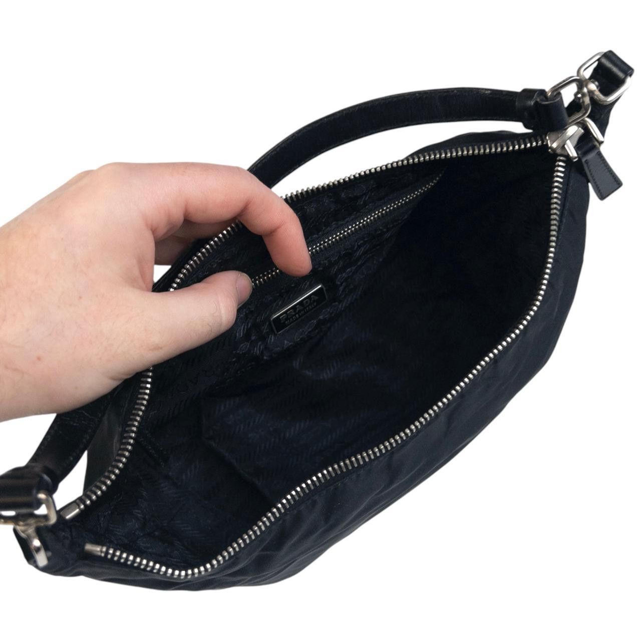 Prada Vintage Prada Mini Baguette Shoulder Bag Size ONE SIZE - 3 Thumbnail