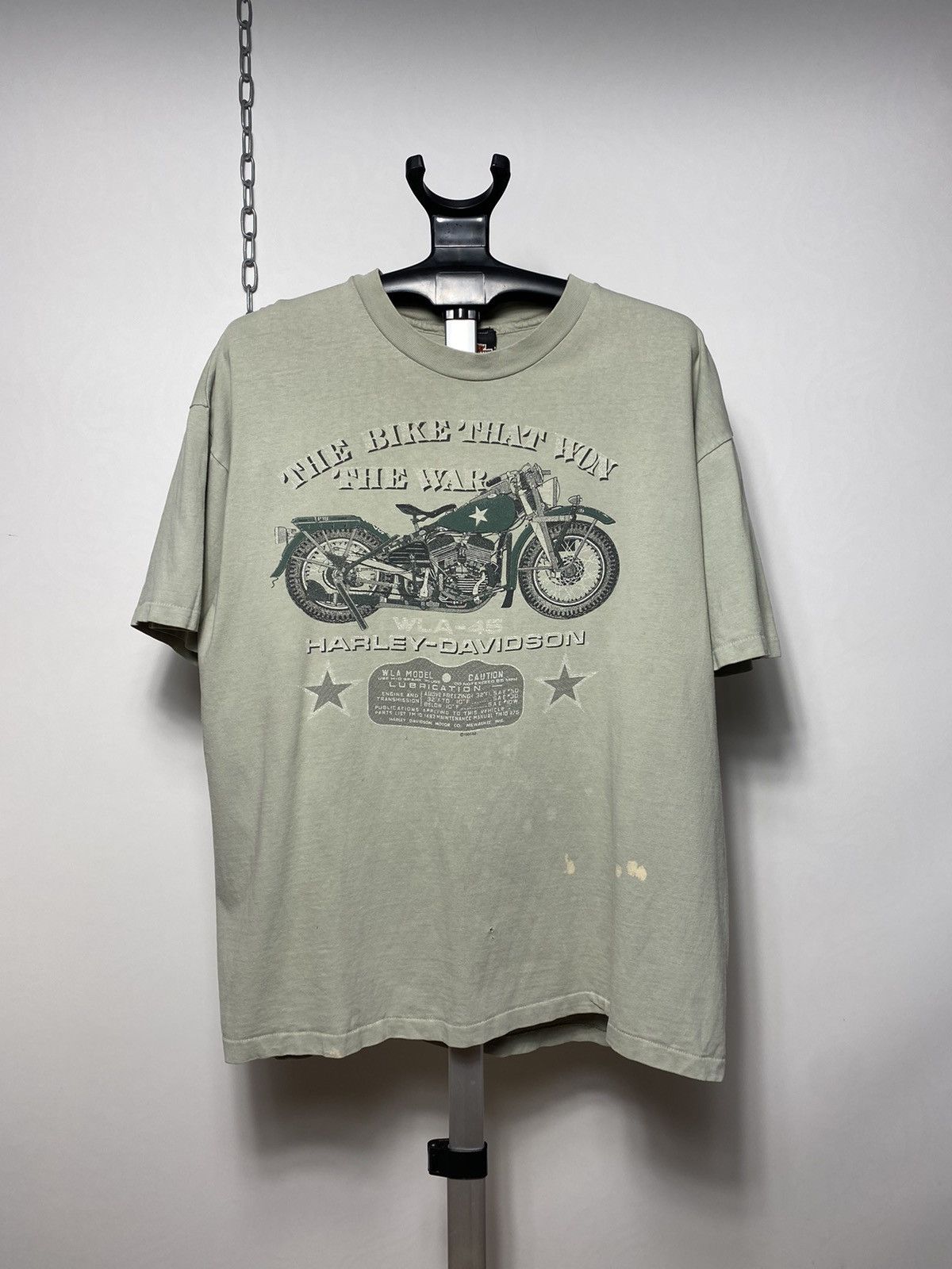 Harley Davidson Rare 1991 Harley Davidson Pearl Harbor distressed t-shirt Size US XL / EU 56 / 4 - 1 Thumbnail