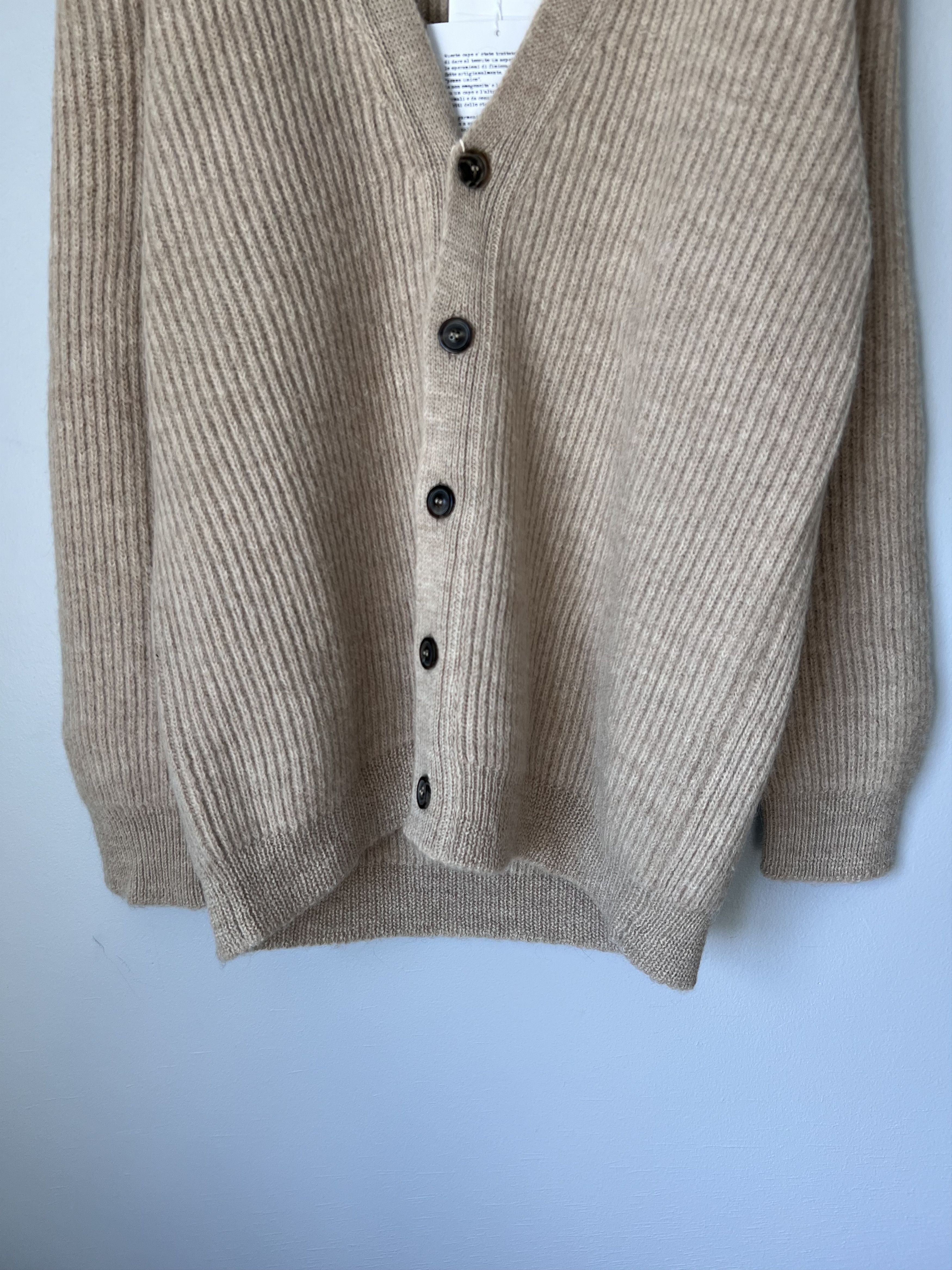 Maison Margiela Maison Margiela Wool Cardigan in Beige Size US M / EU 48-50 / 2 - 3 Thumbnail