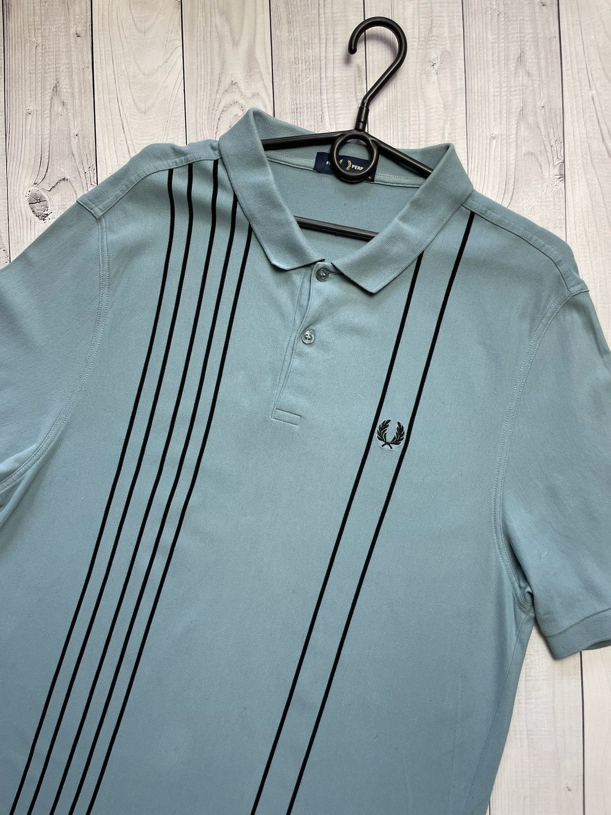 Fred Perry × Vintage Vintage polo Fred Perry size XL - XXL rare blue Size US XL / EU 56 / 4 - 2 Thumbnail