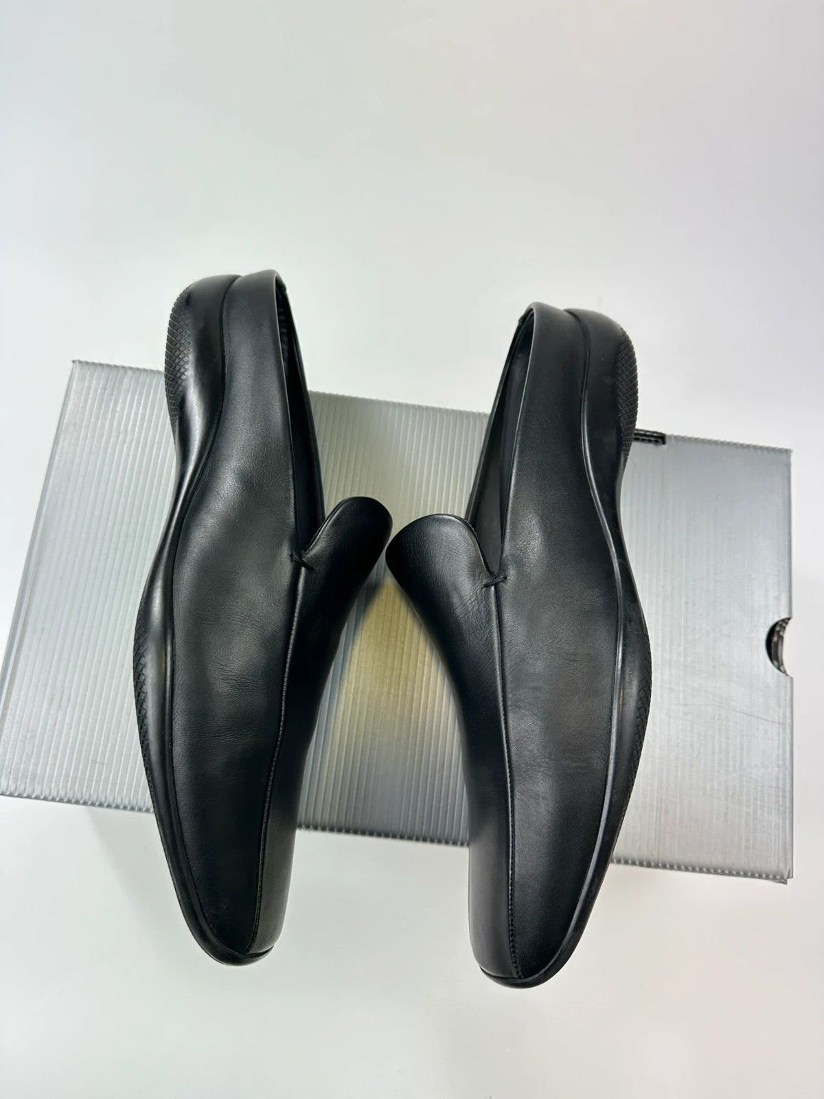 Prada Prada Sport 00’s Black CalfSkin Leather Flat Mules Shoes Size US 10 / EU 43 - 6 Thumbnail