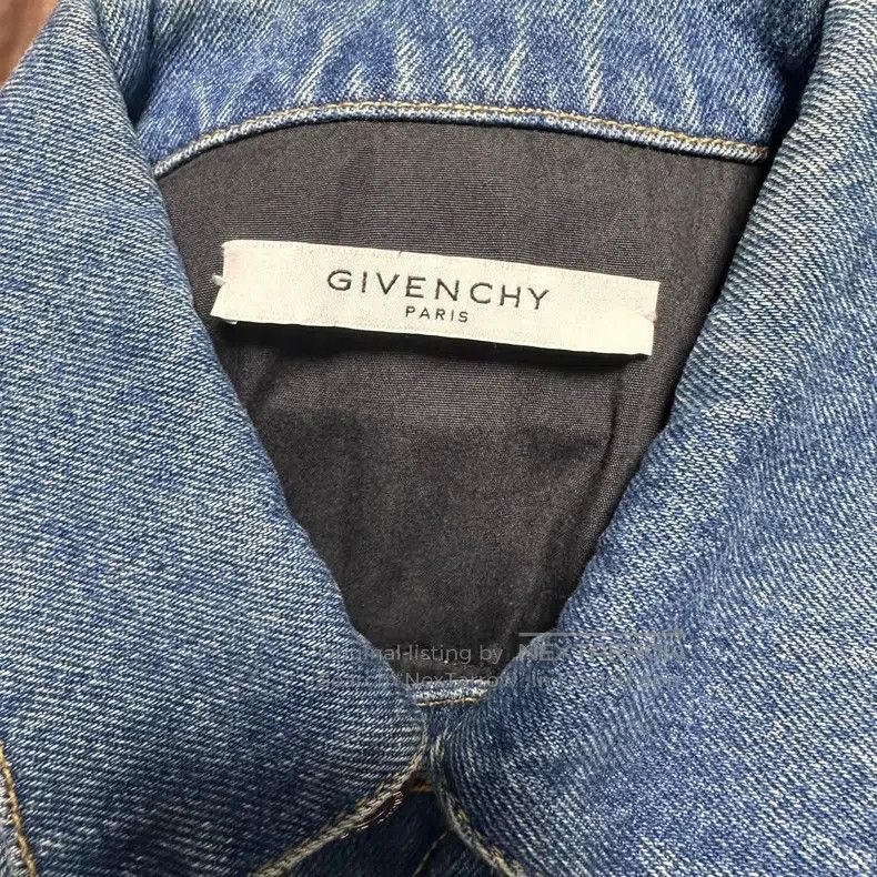 Givenchy Givenchy Back Embroidered Denim Jacket Size US M / EU 48-50 / 2 - 3 Thumbnail