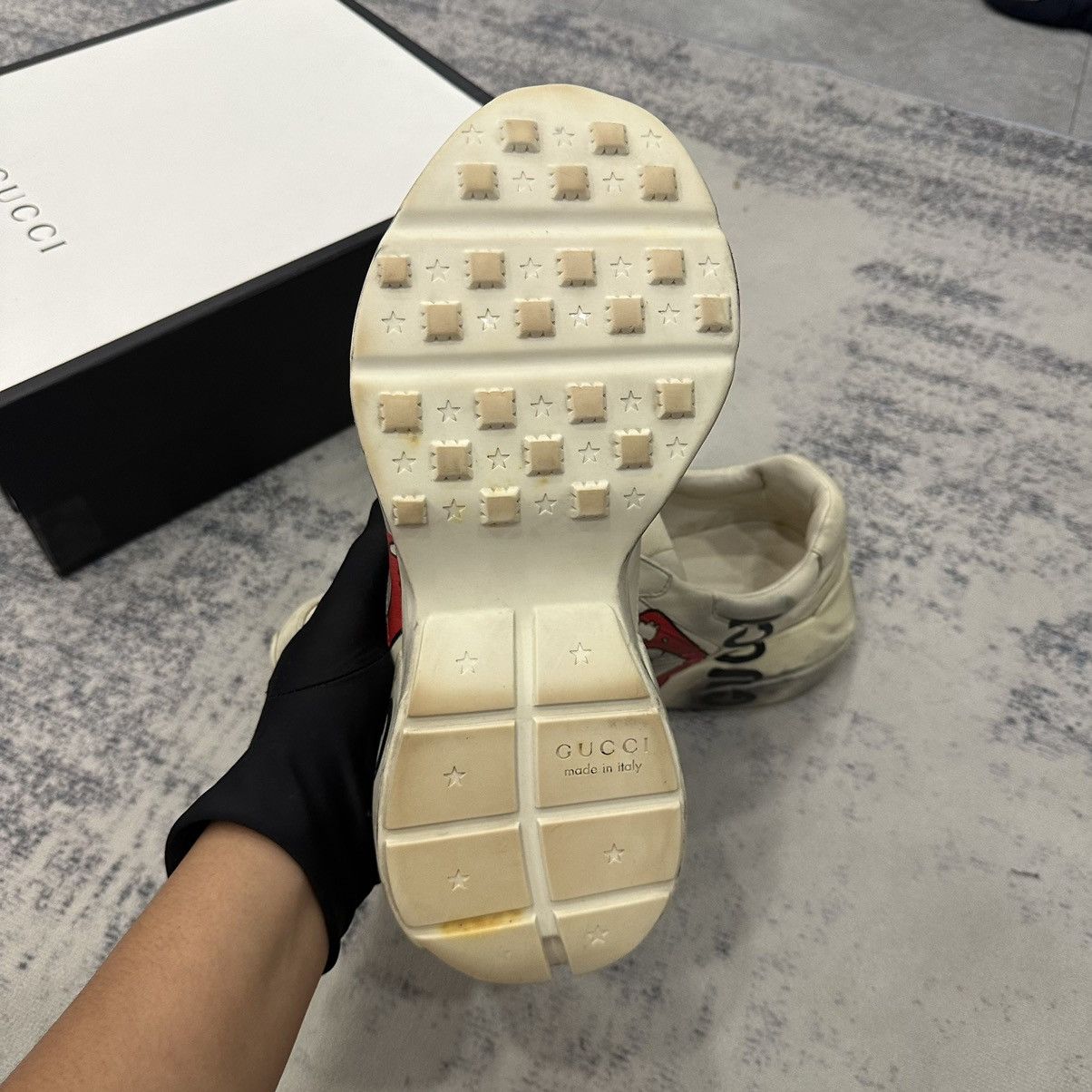 Gucci Gucci Rhyton With Mouth Print Size US 9 / EU 42 - 9 Thumbnail
