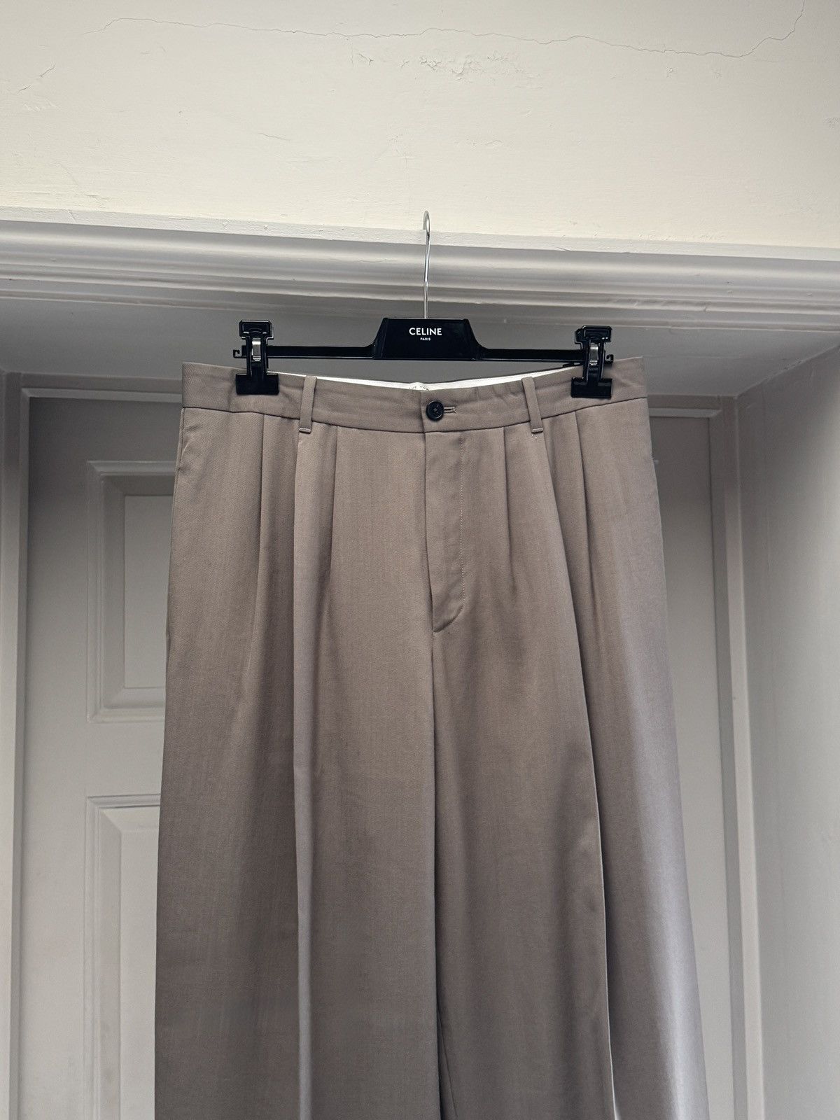 The Row The Row Mens Rufus Trousers size US 34 in Brown Size US 34 / EU 50 - 4 Thumbnail