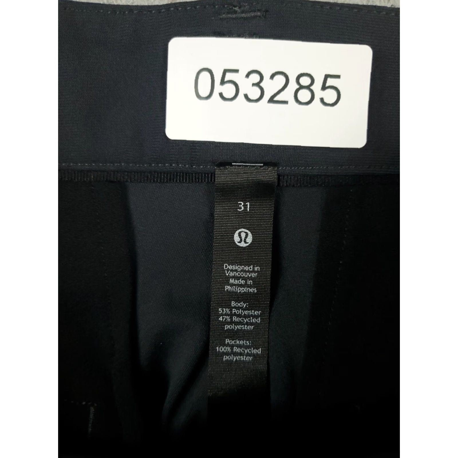 Lululemon Lululemon Pants Mens 31x28 Gray Commission Flat Front Chino Trousers Size US 31 - 8 Thumbnail
