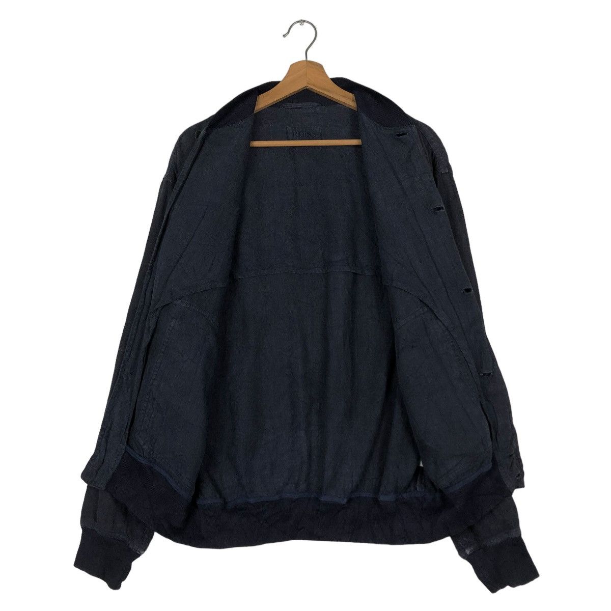 Hugo Boss 🔥VINTAGE BOMBER BIKER JACKET HUGO BOSS CARGO POCKET Size US S / EU 44-46 / 1 - 12 Thumbnail