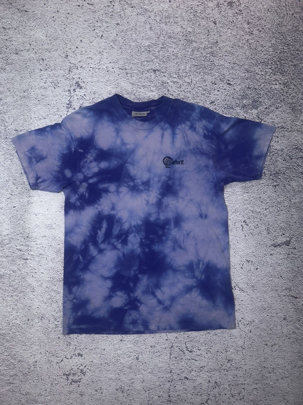 Carhartt Carhartt WIP “Global” Tie-Dye Tee Blue / Purple Wash Size US S / EU 44-46 / 1 - 1 Thumbnail