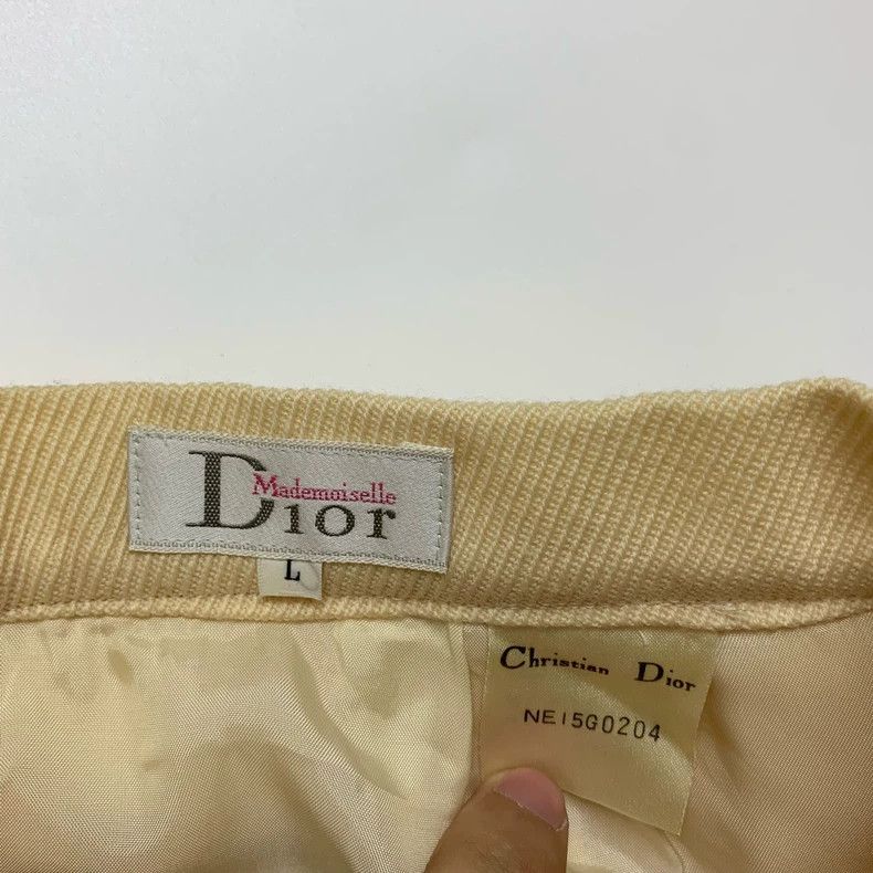 Dior Dior Size L Light yellow skirt 2501-Nextarrow Size 25" / US 0 / IT 36 - 3 Thumbnail