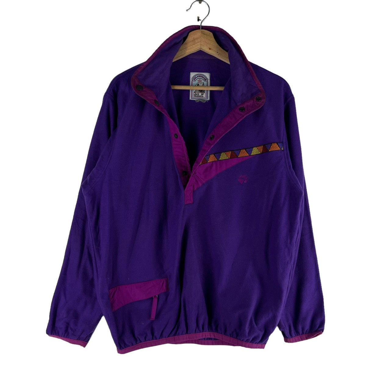 Japanese Brand 🔥VINTAGE FLEECE BOMBER JACKET POLARTEC JACK WOLFSKIN Size US L / EU 52-54 / 3 - 9 Thumbnail