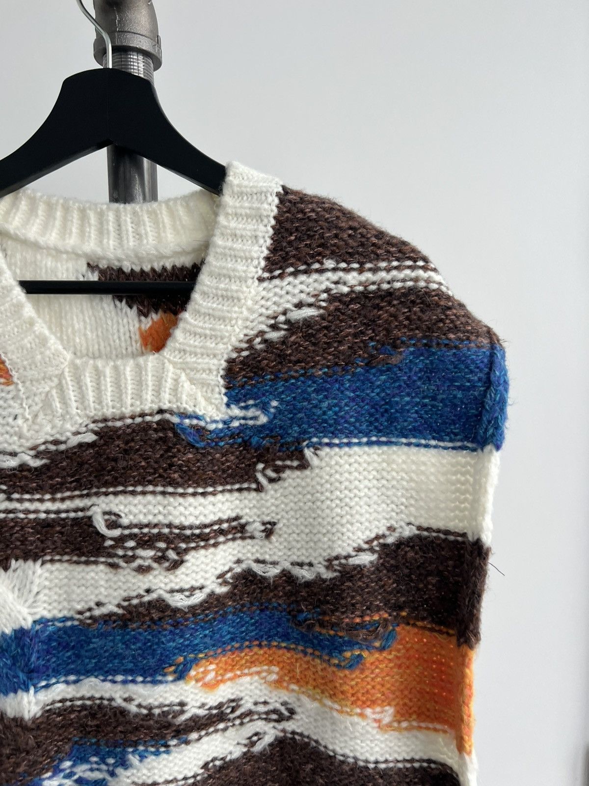 Ader Error FW22 Multicolored Sweater Vest Size US M / EU 48-50 / 2 - 2 Thumbnail