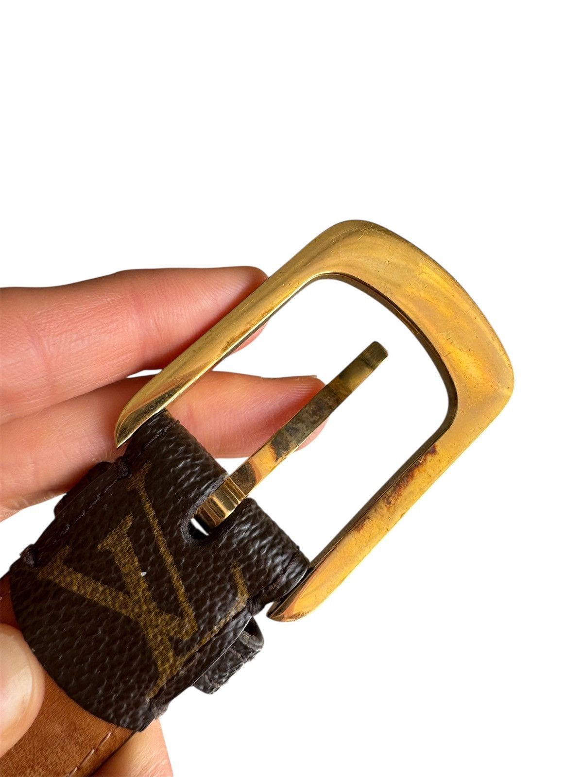 Louis Vuitton × Vintage Louis Vuitton Monogram Belt Size ONE SIZE - 10 Thumbnail