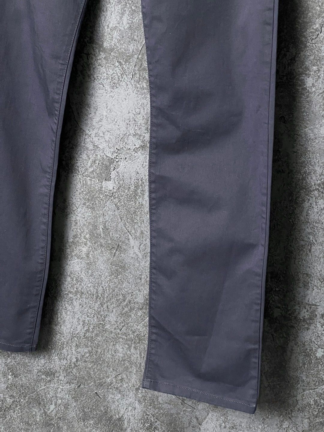Emporio Armani EMPORIO ARMANI Navy Cotton Chinos Size US 28 / EU 44 - 4 Thumbnail