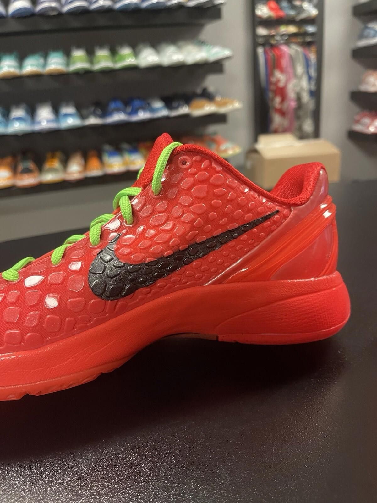 Nike Size 5y - Nike Kobe 6 Protro Reverse Grinch GS FV9676-600 GS Size US 5 / EU 37 - 7 Thumbnail