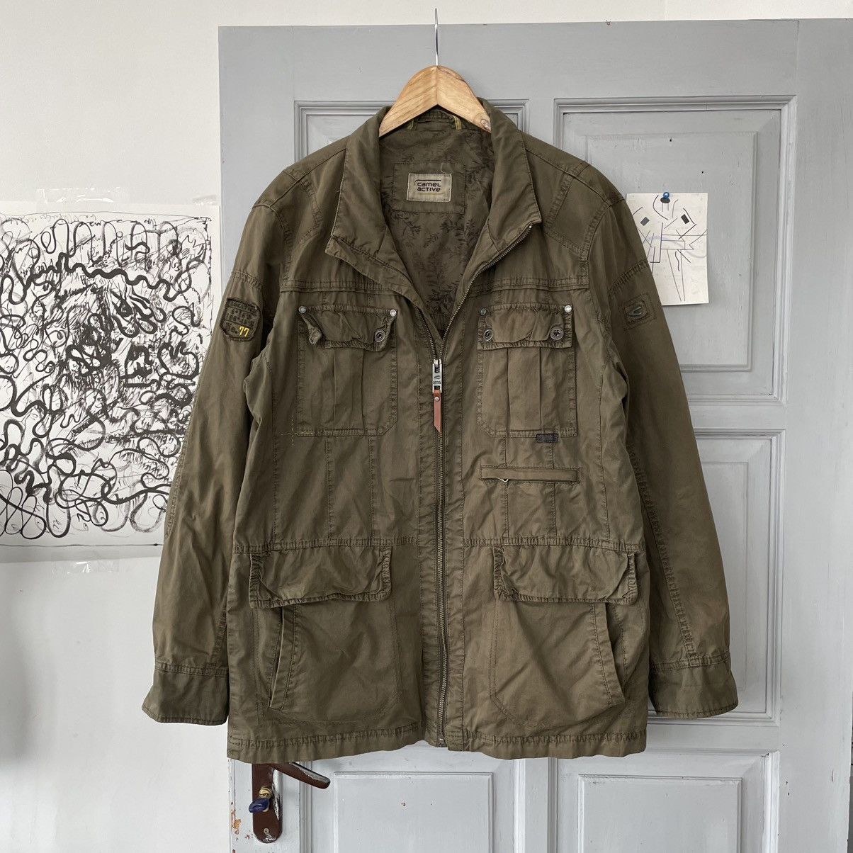Vintage × camel active Vintage Camel Active Parka Cargo bondage zipper Jacket y2k Size US L / EU 52-54 / 3 - 1 Thumbnail