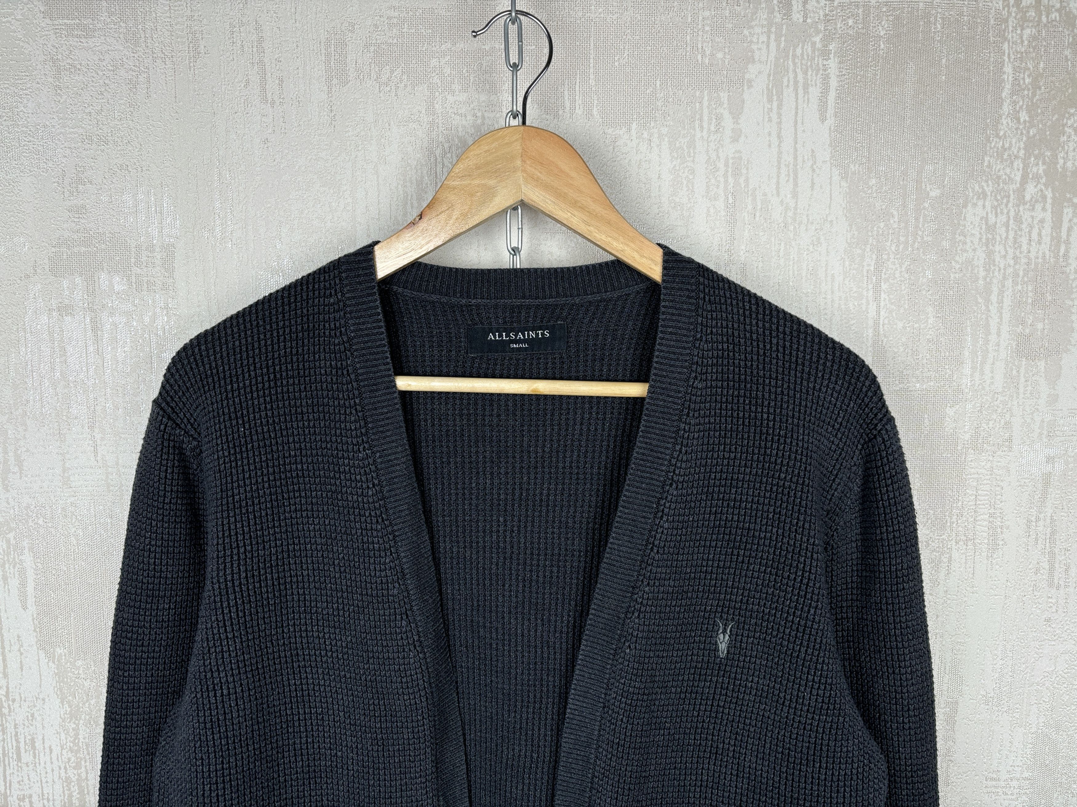 Allsaints AllSaints Trias Cardigan Open Front Sweater Jumper Waffle Size US S / EU 44-46 / 1 - 4 Thumbnail