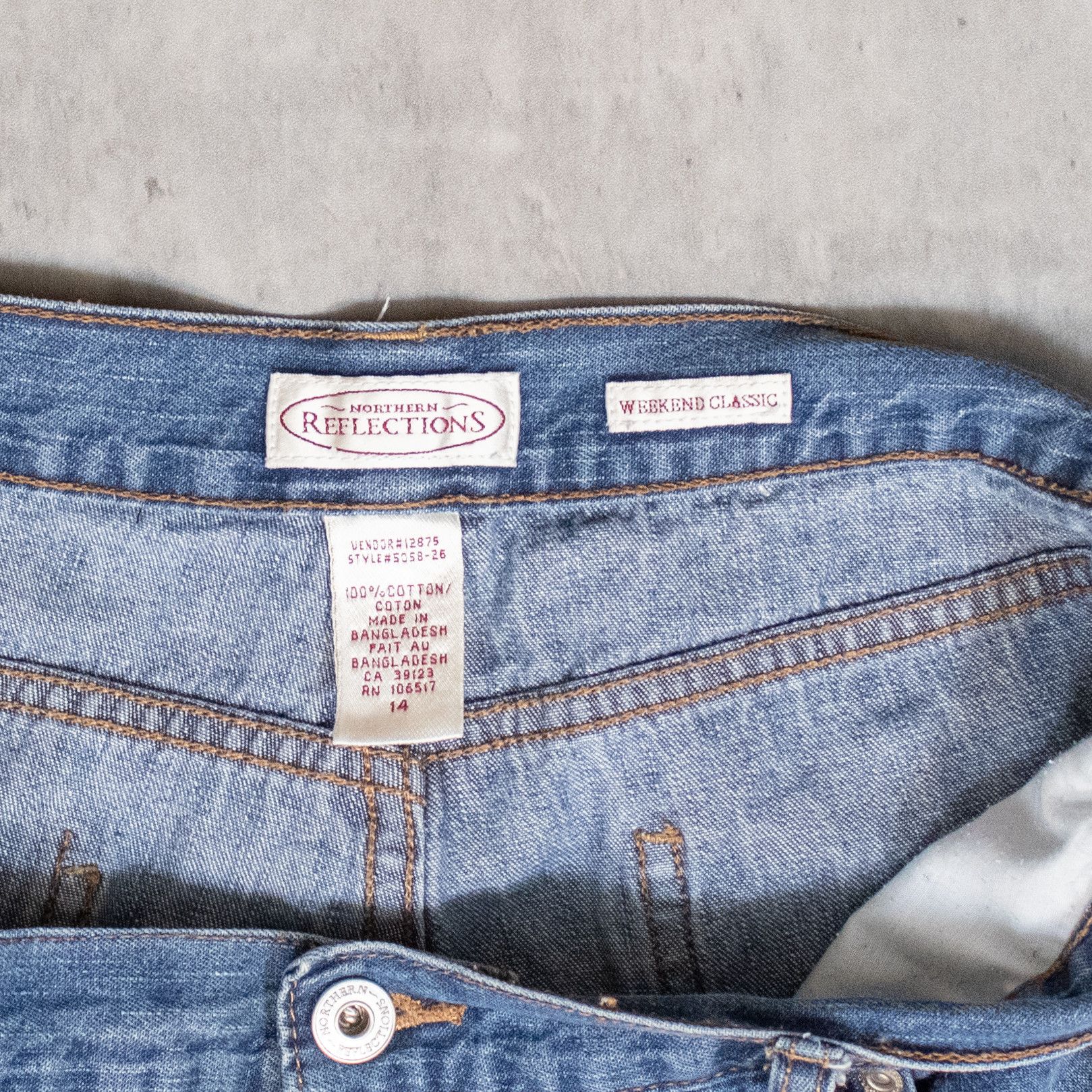 Northern Reflections × Vintage Y2K 2000's Northern Reflections Midwash Baggy Capris Shorts Size US 34 / EU 50 - 9 Thumbnail