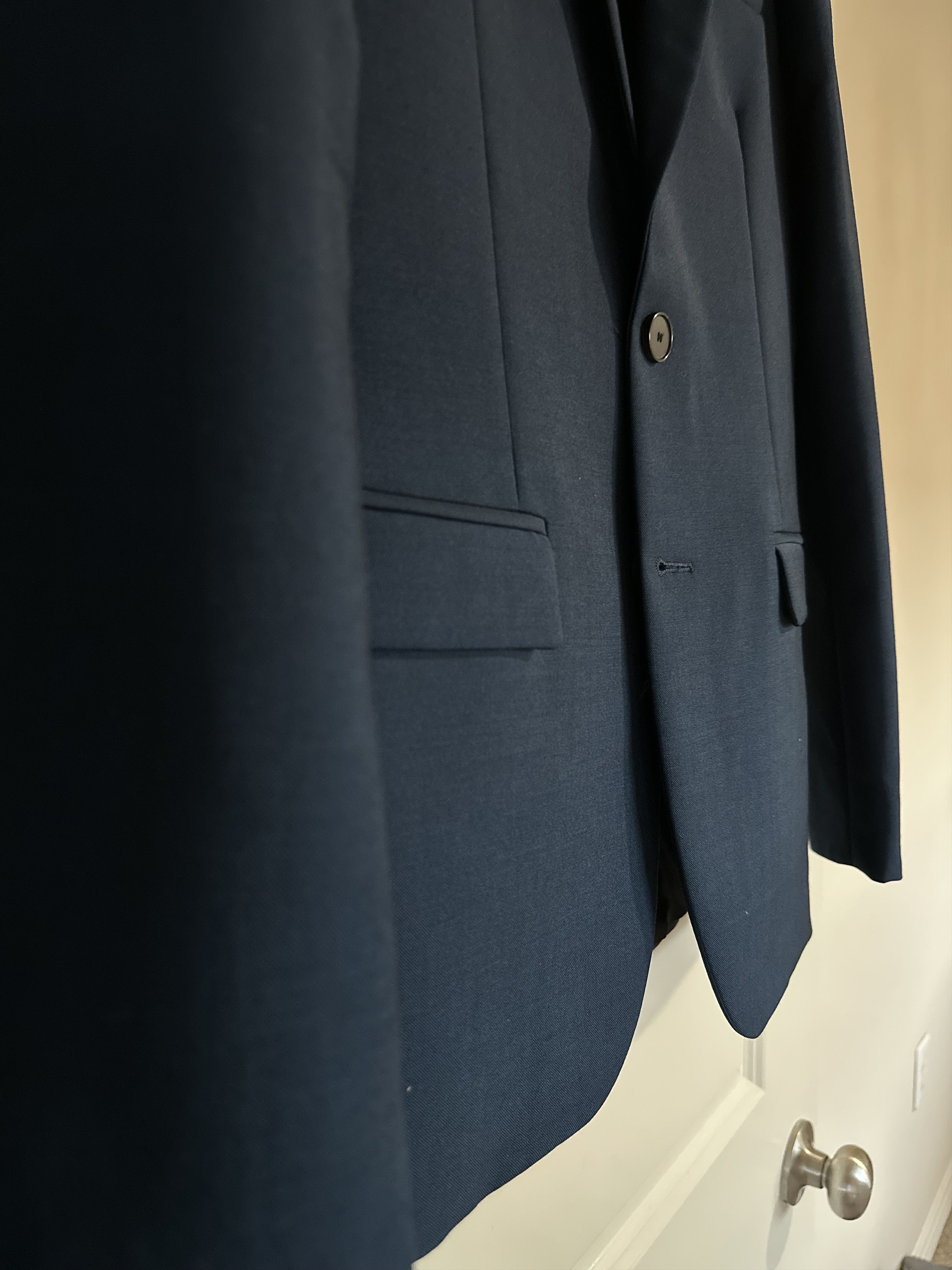 Sandro Sandro Paris Men’s Navy Suit Size 46R - 4 Thumbnail