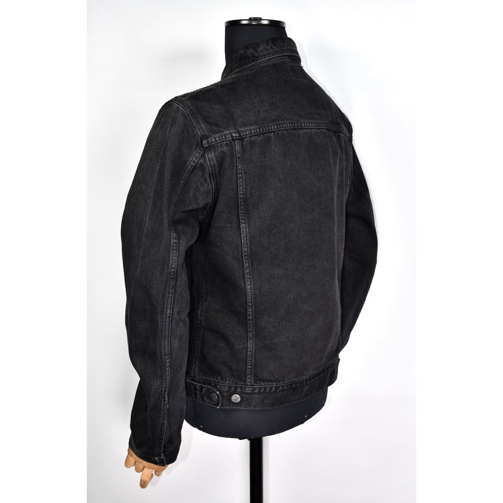 Nudie Jeans Nudie Jeans Billy Black Rinsed Denim Jacket XL Men Size US 36 / EU 52 - 7 Thumbnail