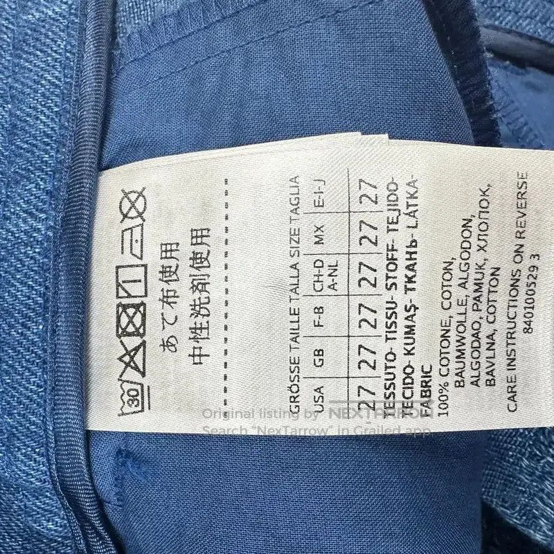 Max Mara MaxMara Blue Floral Denim Pants for Women . Size 28" / US 6 / IT 42 - 5 Thumbnail