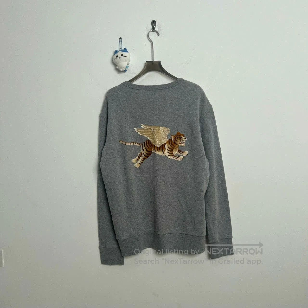 Gucci Gucci Gray Logo Hoodie with Embroidery. Size US L / EU 52-54 / 3 - 2 Thumbnail